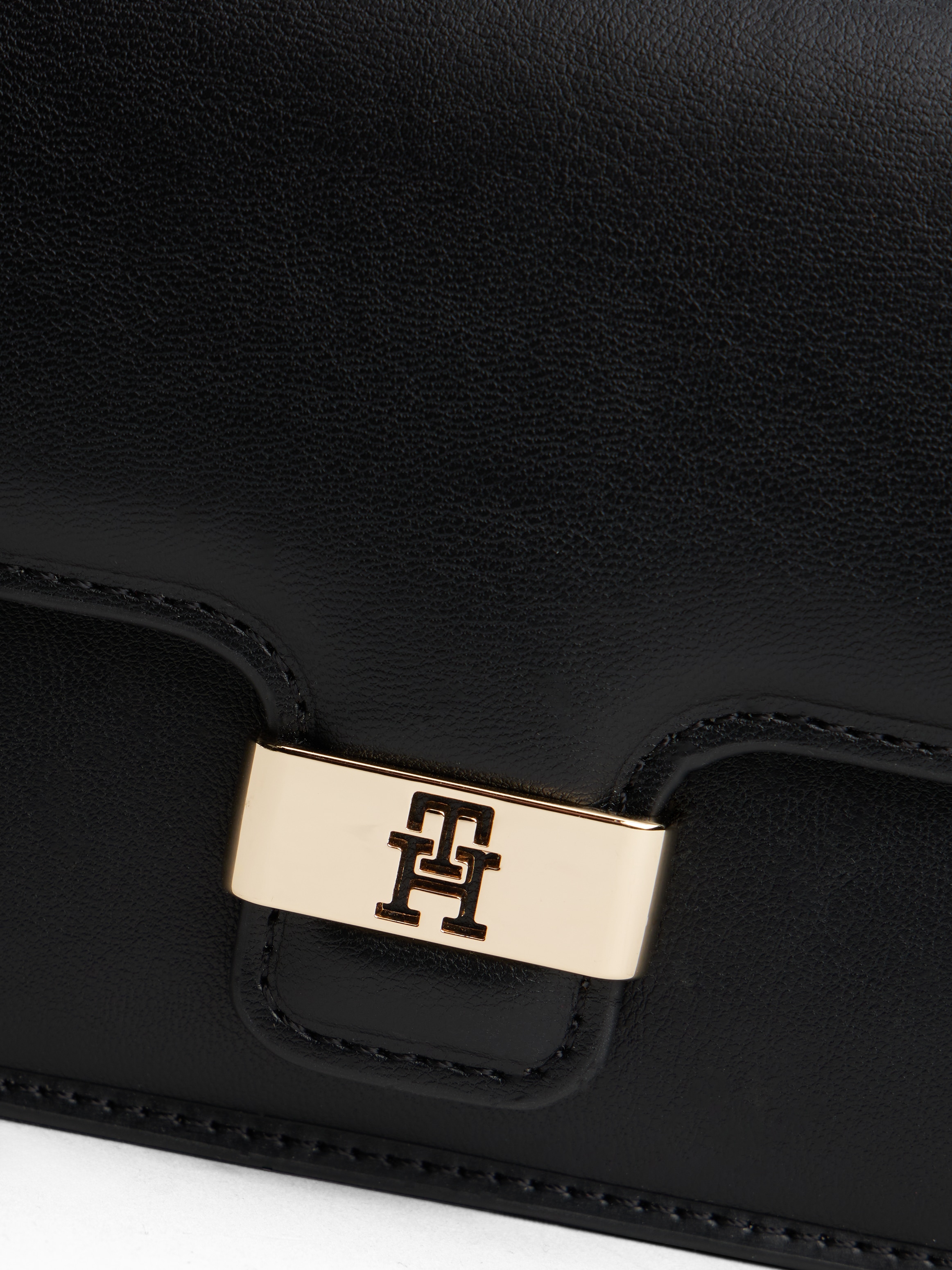 Tommy Hilfiger Pochette »TH HERITAGE CLUTCH« mini sac, sac de soirée, sac bandoulière avec chaîne dorée