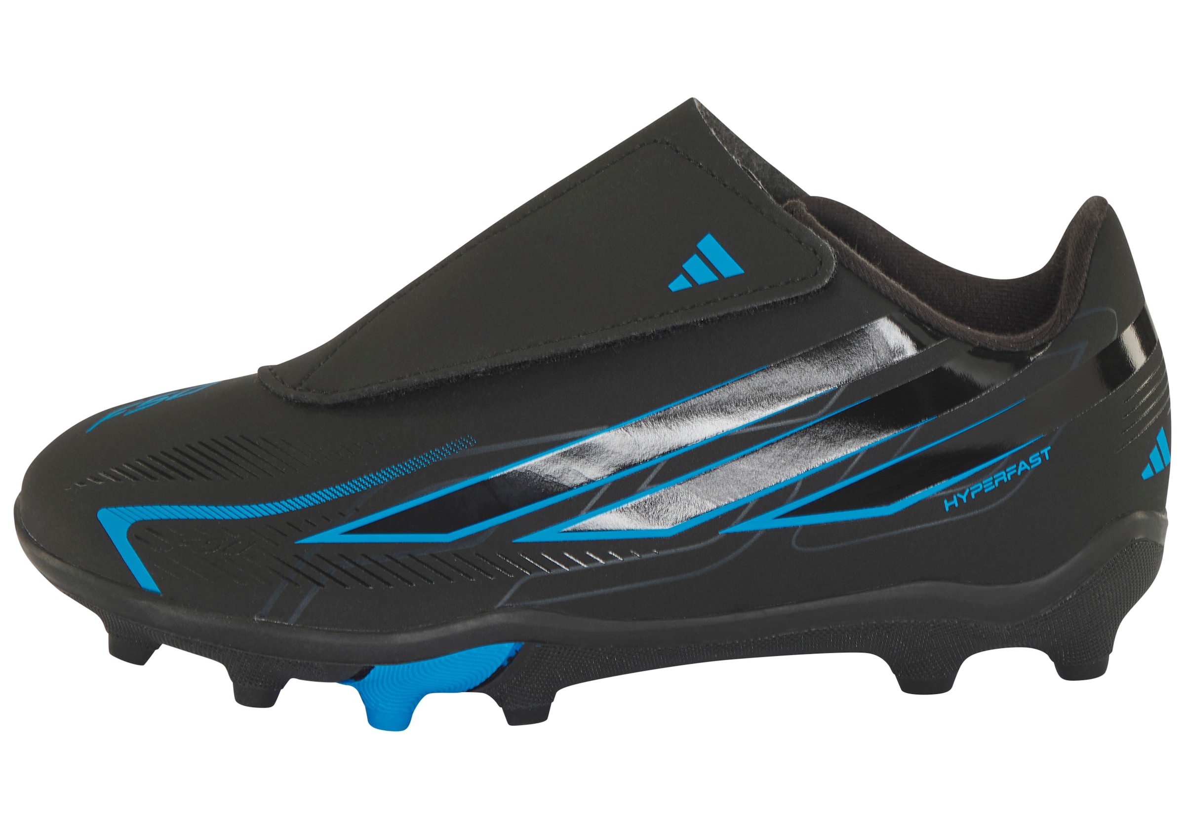 adidas Performance Chaussure de football »F50 HYPERFAST CLUB KIDS , NATURRASEN/GEMISCHTE BÖDEN, KLETTVERSCHLUSS«  adapté à de nombreux types de sols, pour adolescents et enfants
