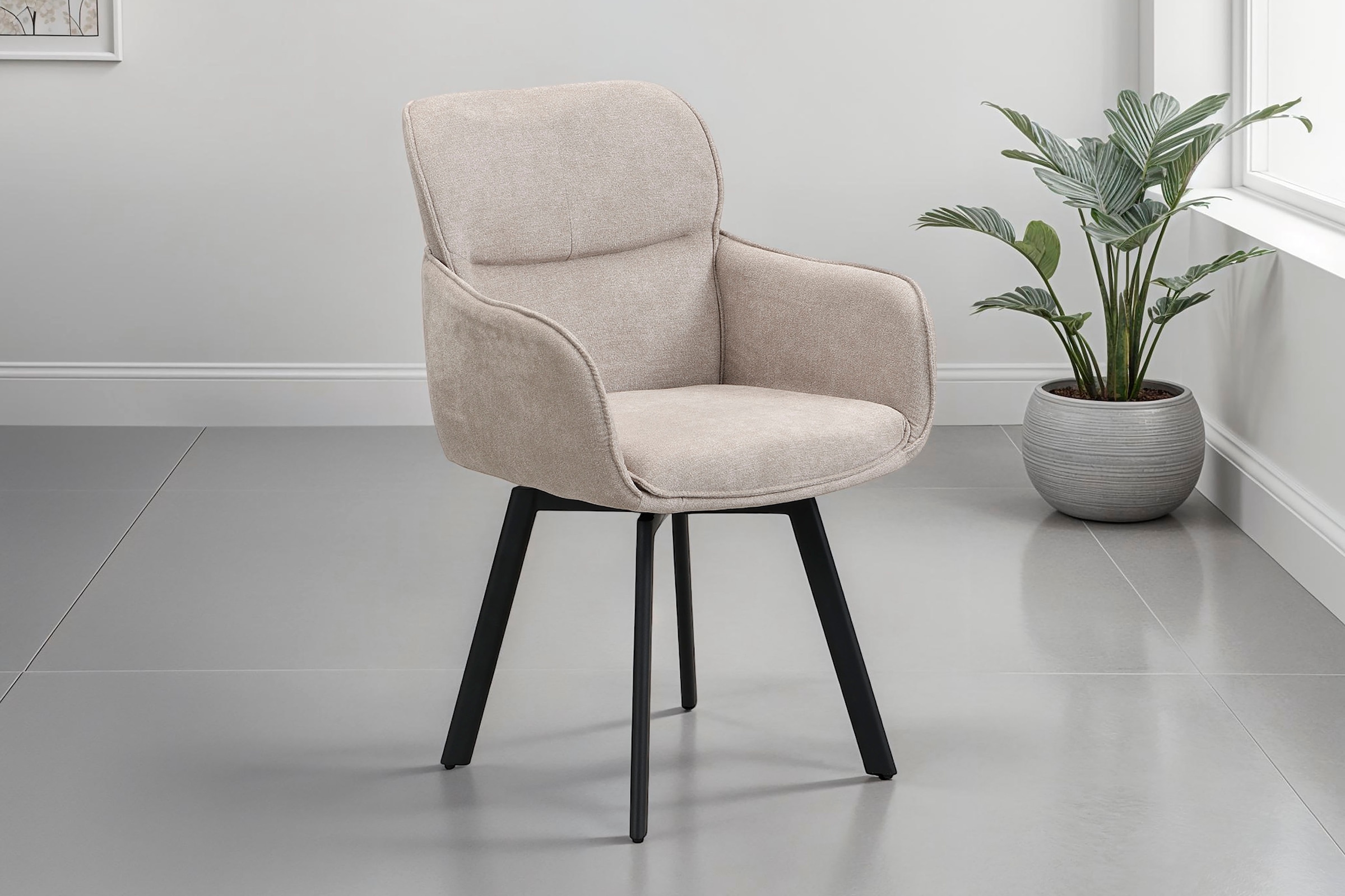 byLIVING Esszimmerstuhl »Rico« (Set) 2 Stk.360 Grad drehbar in verschiedenen Farben erhältlich