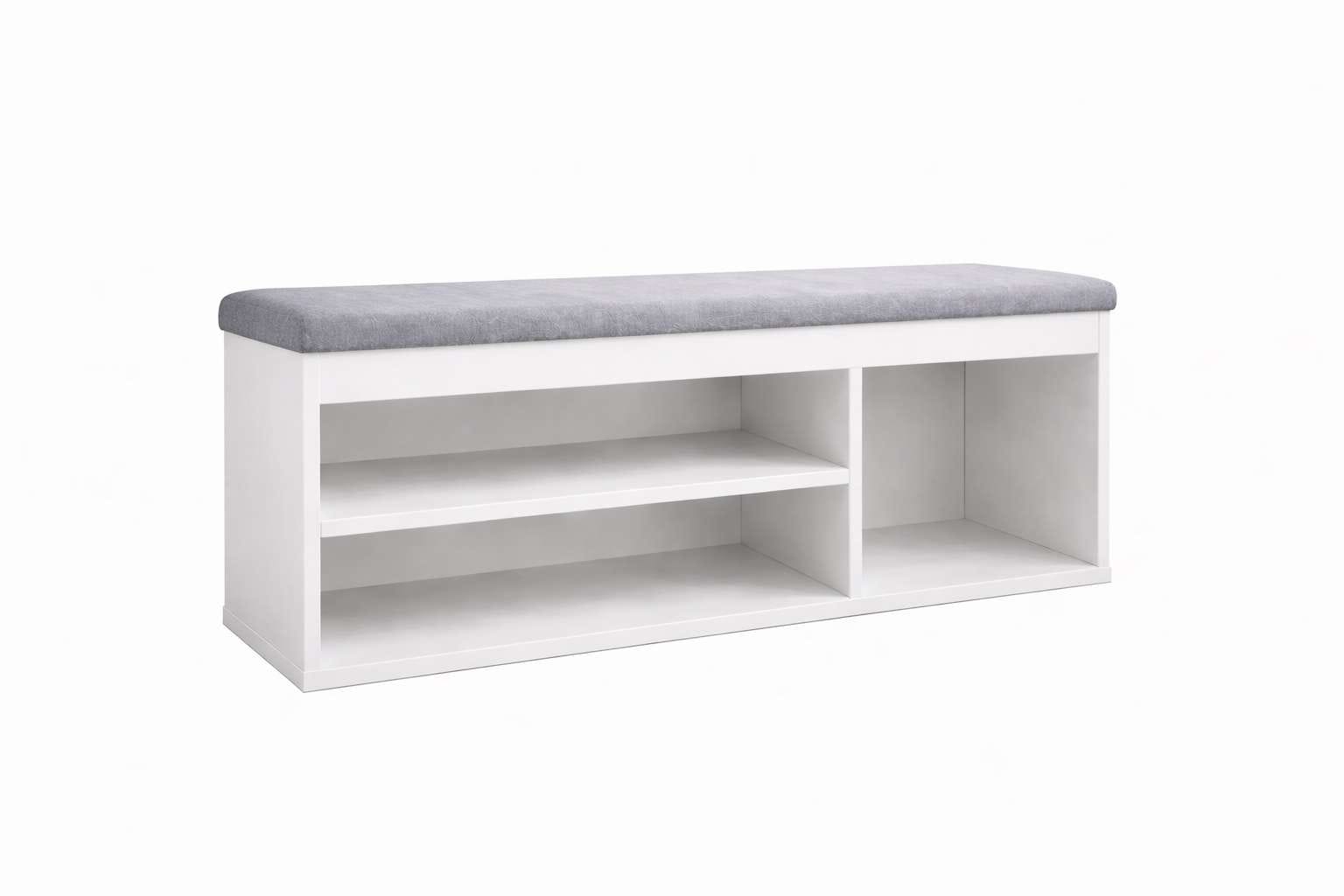 GOODproduct Schuhbank »Schuchschrank 100,  Schuhregal, Schuhtruhe, Schuhkommode, Sitzbank« Inkl. bequemem Sitzkissen mit Stauraum darunter