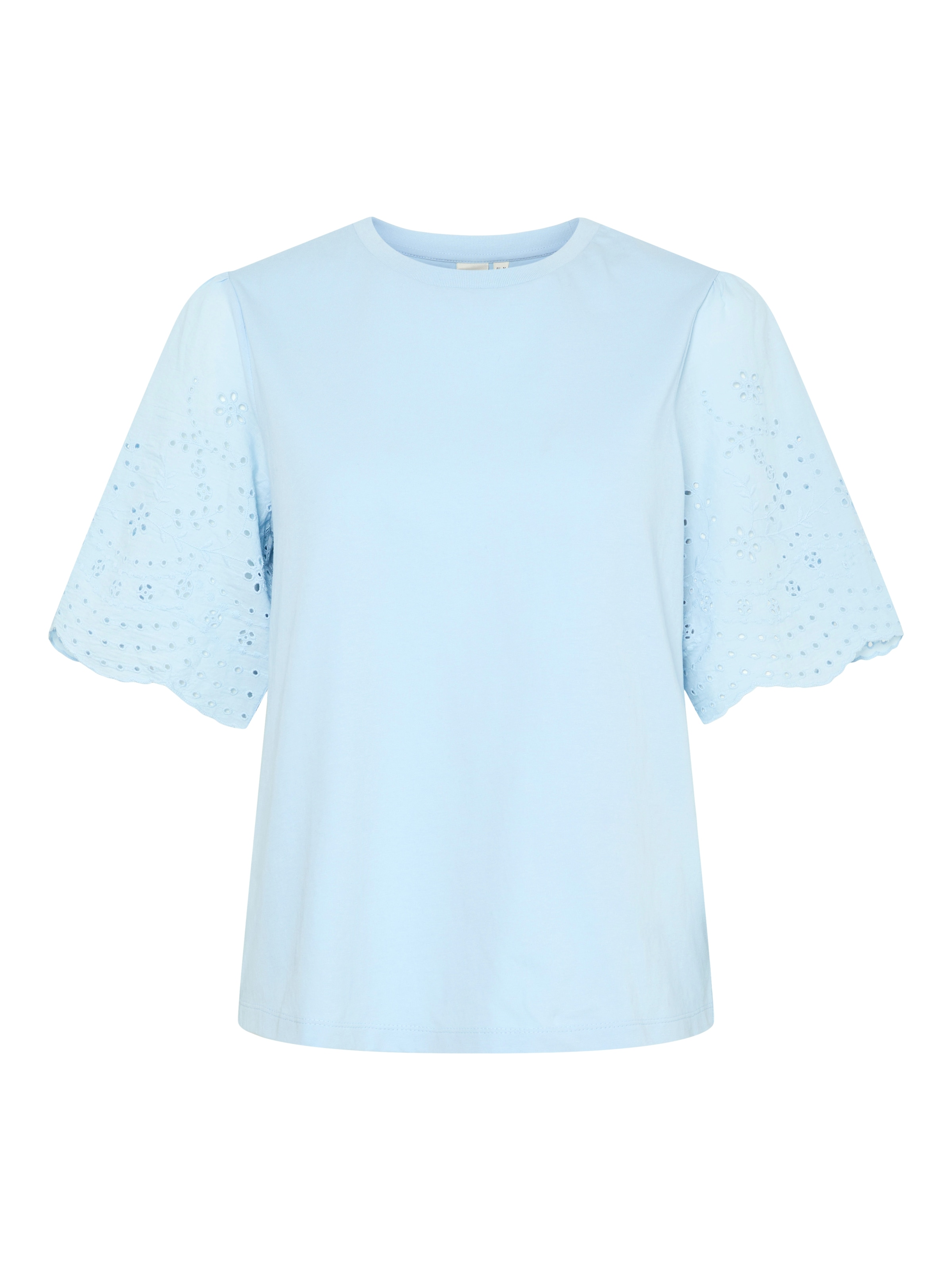 Y.A.S Kurzarmshirt »YASLEX SS TOP W. EMB SLEEVES S. NOOS« mit Lochstickerei