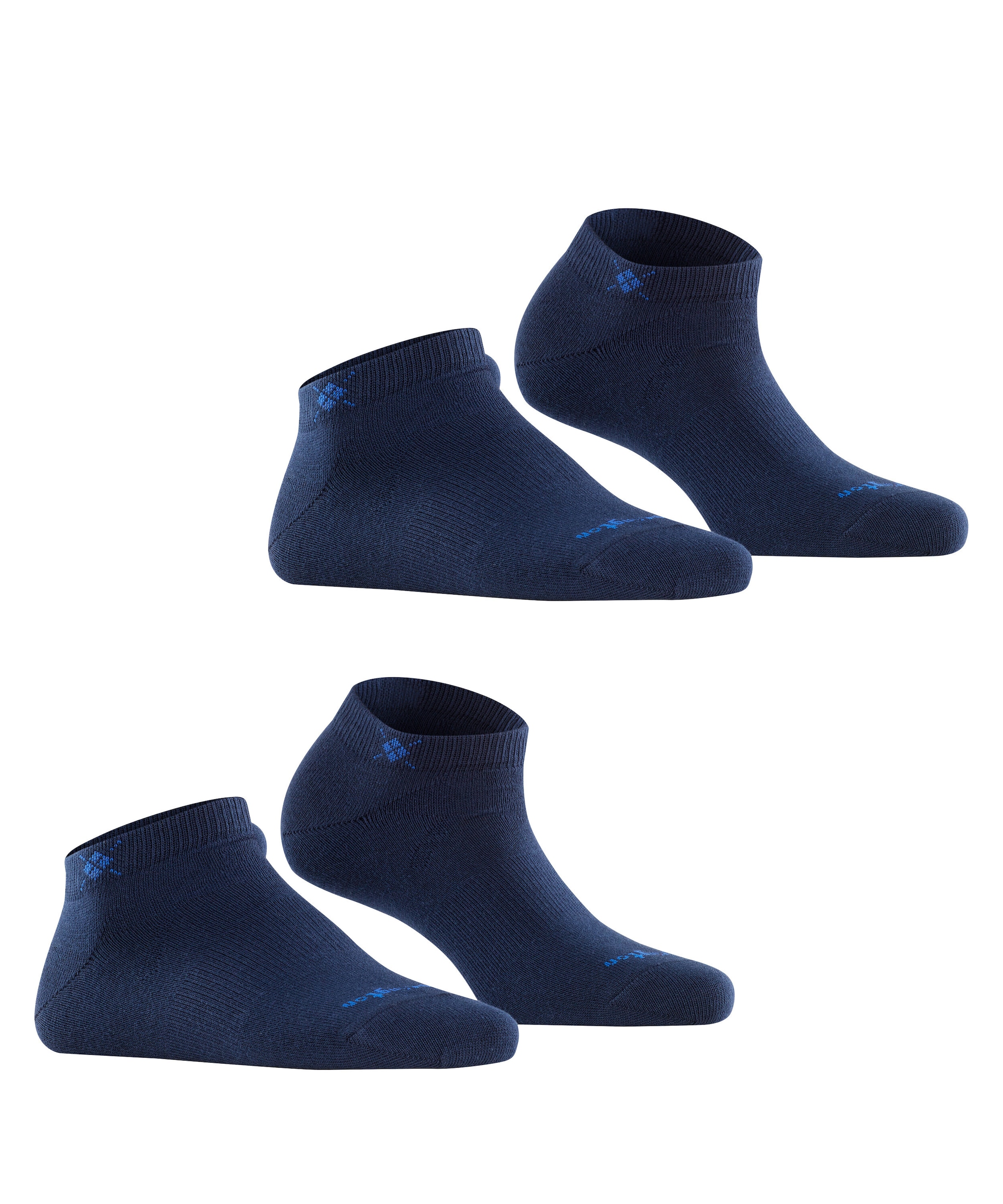 Burlington Chaussettes de baskets »Everyday« 2 paires,  Taille unique 36-41, uni, logo Burlington