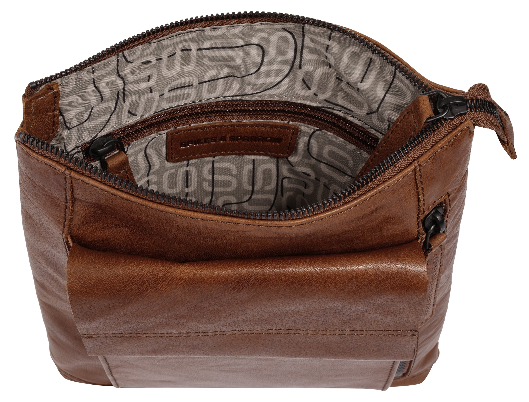 Spikes & Sparrow Sac à bandoulière echt Leder