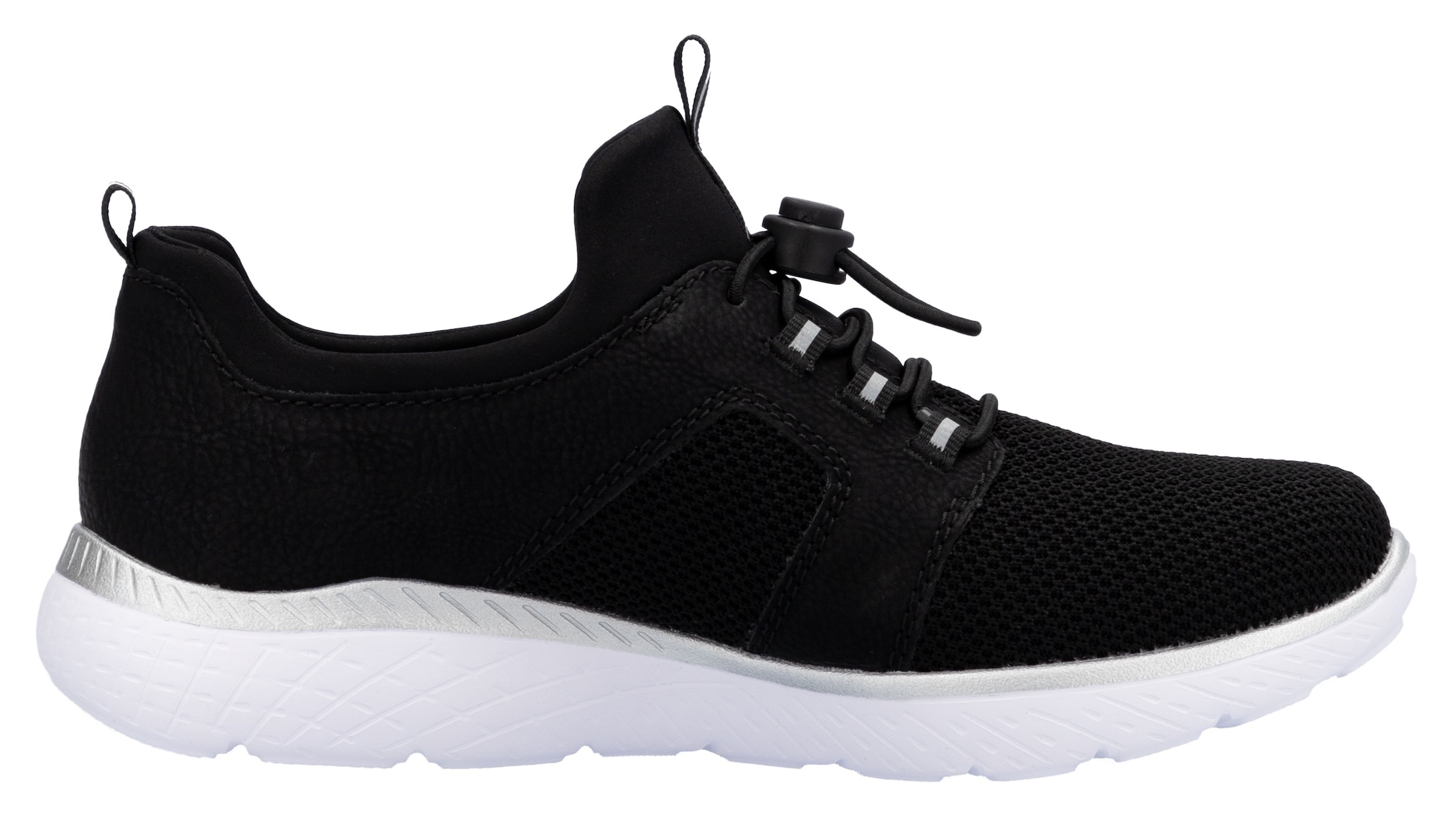 RIEKER Sport Baskets slip-on  , chaussure à enfiler, chaussure basse, sneaker de loisirs avec languettes d'enfilage