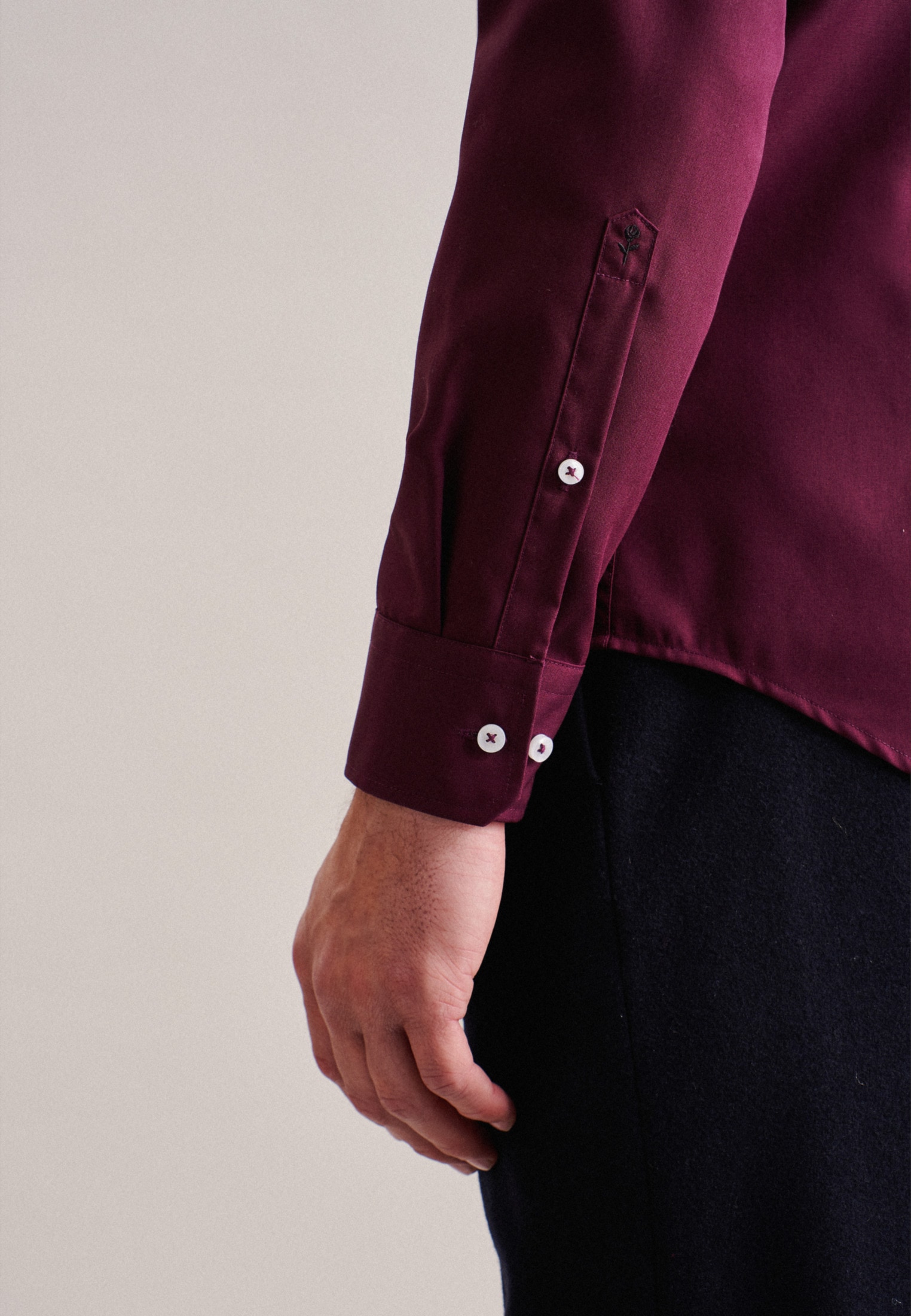 seidensticker Businesshemd »Slim« Slim 1/1 Kentkragen Uni