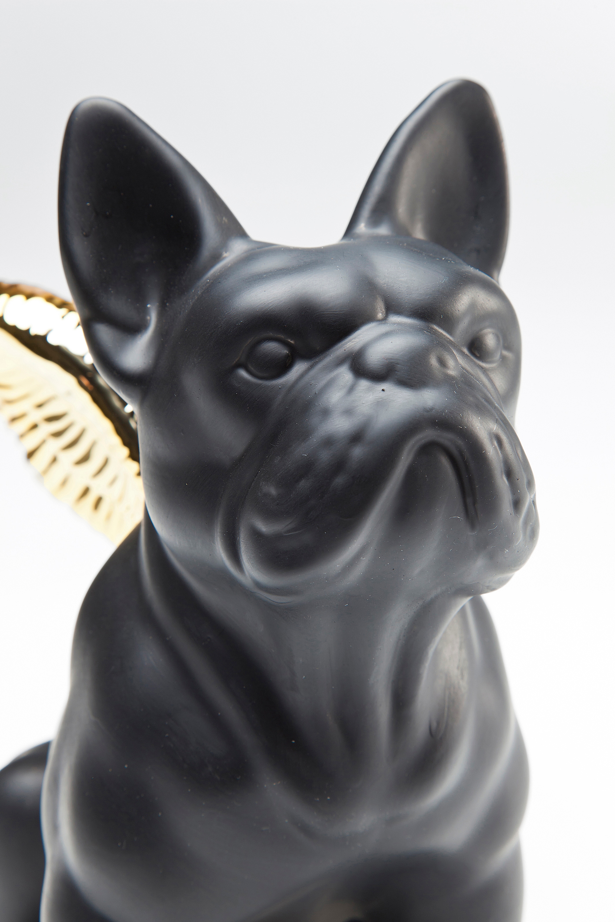 Kare Design Figurine de décoration »Deko Figur Sitting Angel Dog Gold-Schw«