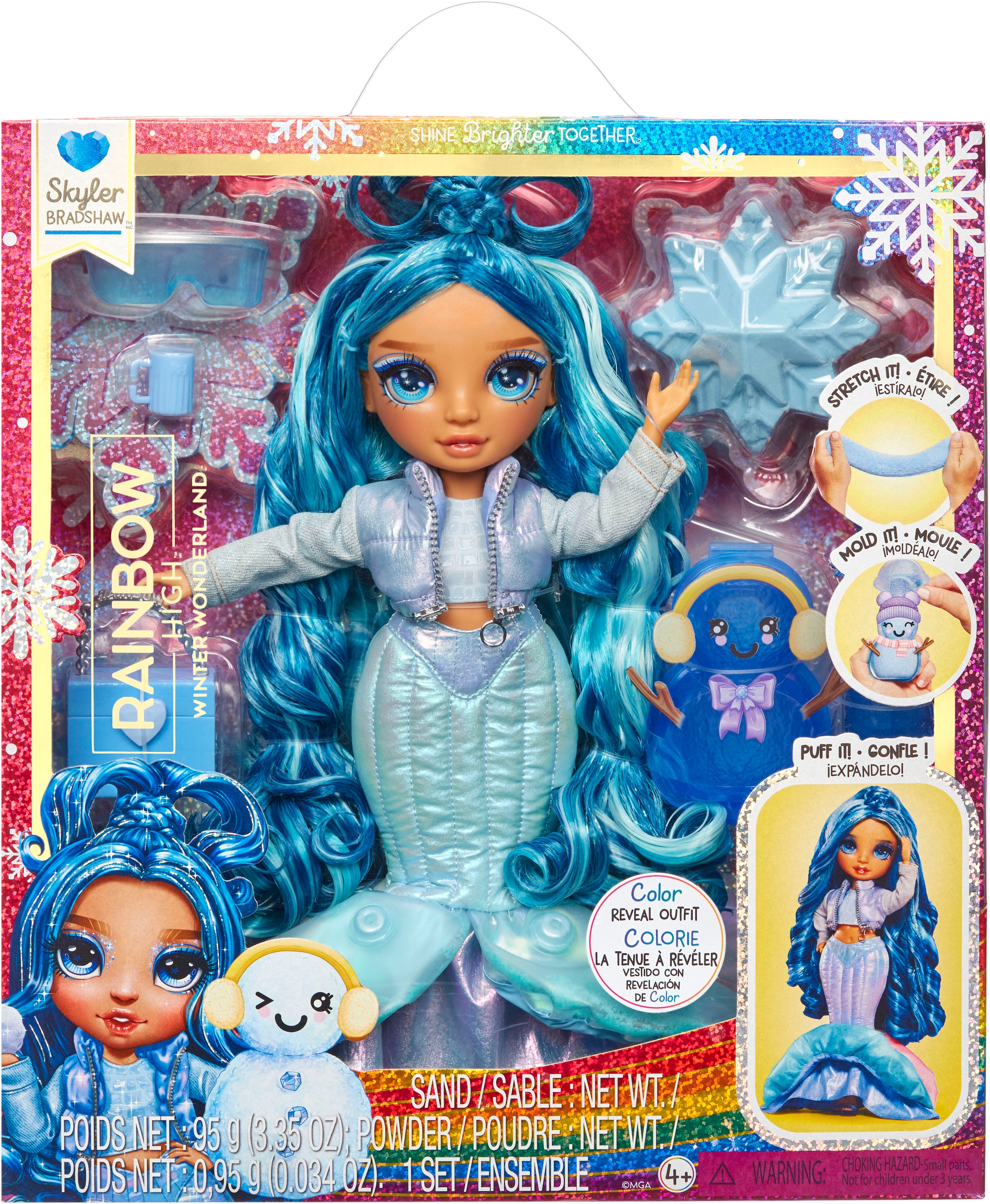 RAINBOW HIGH Poupée à habiller »Winter Wonderland Doll - Skyler (Blue)«