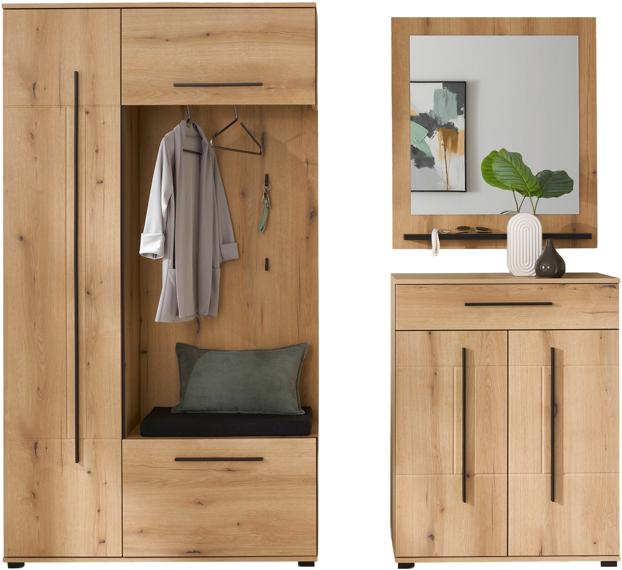 Home affaire Ensemble de vestiaires »Cantara, moderne Garderobe, Komplettset mit viel Stauraum« Ensemble complet, 3 cuis tlg.