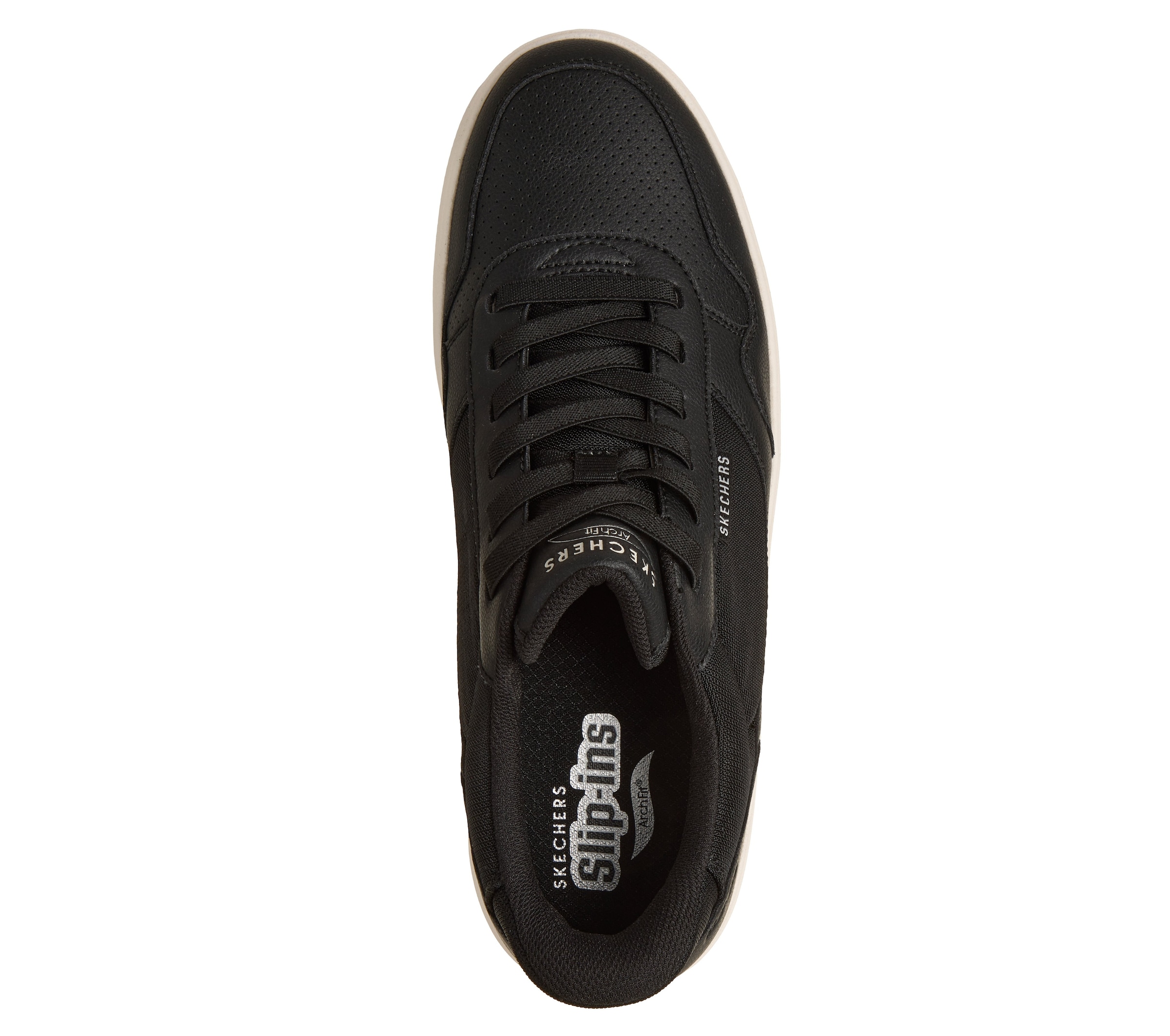 Skechers Baskets slip-on »ARCH FIT COURT BREAK«  Chaussure à lacets, chaussure de loisirs avec technologie Handsfree Slip-Ins