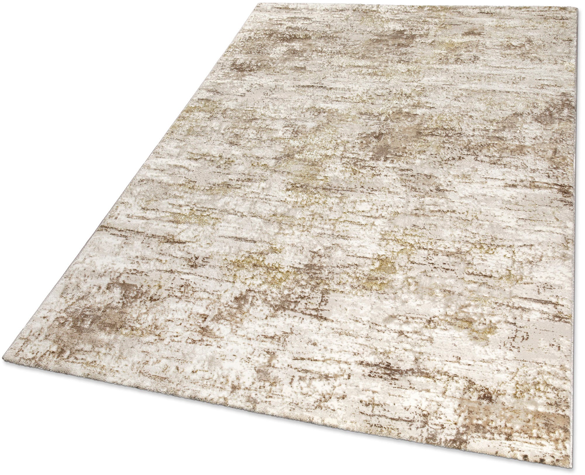 GOODproduct Teppich »Aeliana« rechteckig 12 mm Höhe weicher Kurzflor, Hoch Tief, Skandi, Vintage, Wohnzimmer, Schlafzimmer