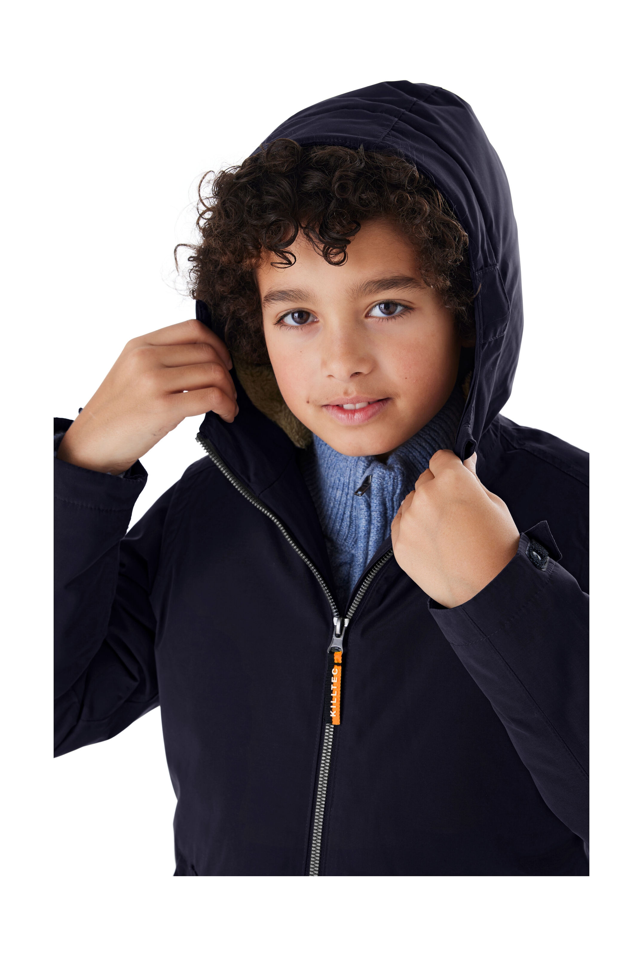 Killtec Veste fonctionnelle »KOW 377 BYS JCKT« Wasserdichte Funktionsjacke mit Kapuze, warmem Futter und Kinnschutz