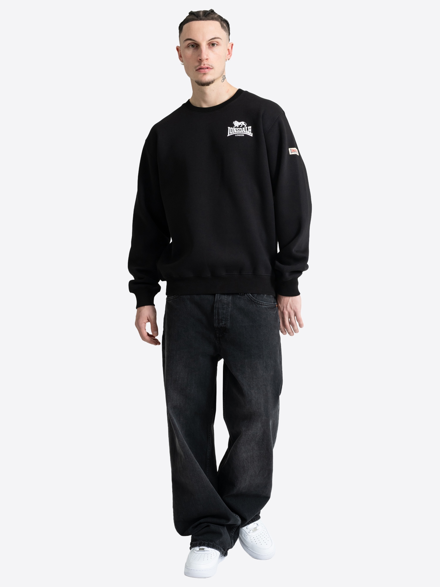 Lonsdale Sweat-shirt »HAIGHTON«, en coton et polyester, disponible de la taille S à XXXL,
