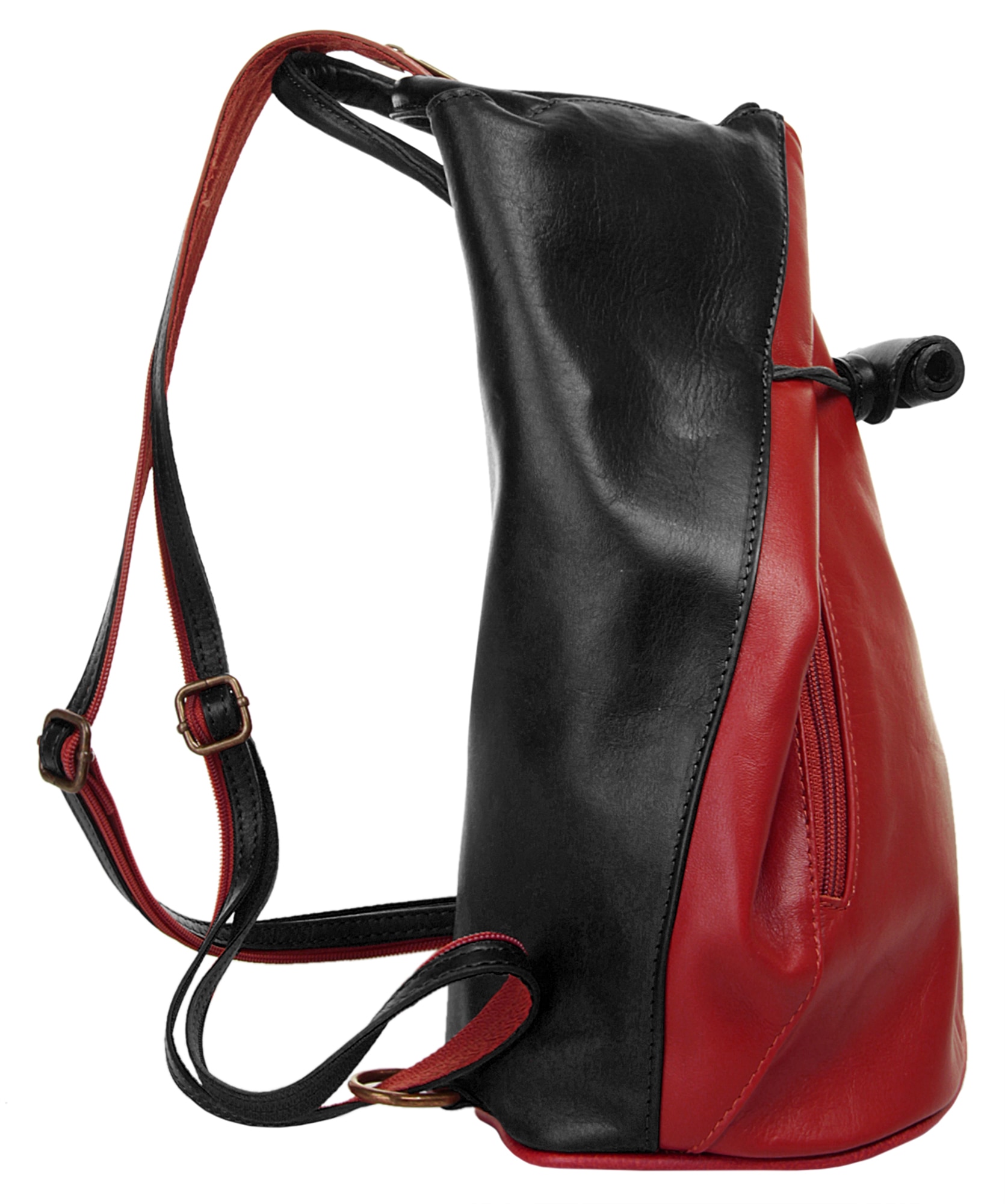 Samantha Look Cityrucksack echt Leder, Made in Italy