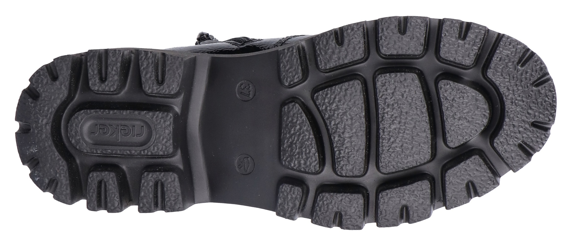Rieker Bottes d'hiver  bottes à plateforme, bottes d'hiver, bottines vernies avec fermeture éclair intérieure