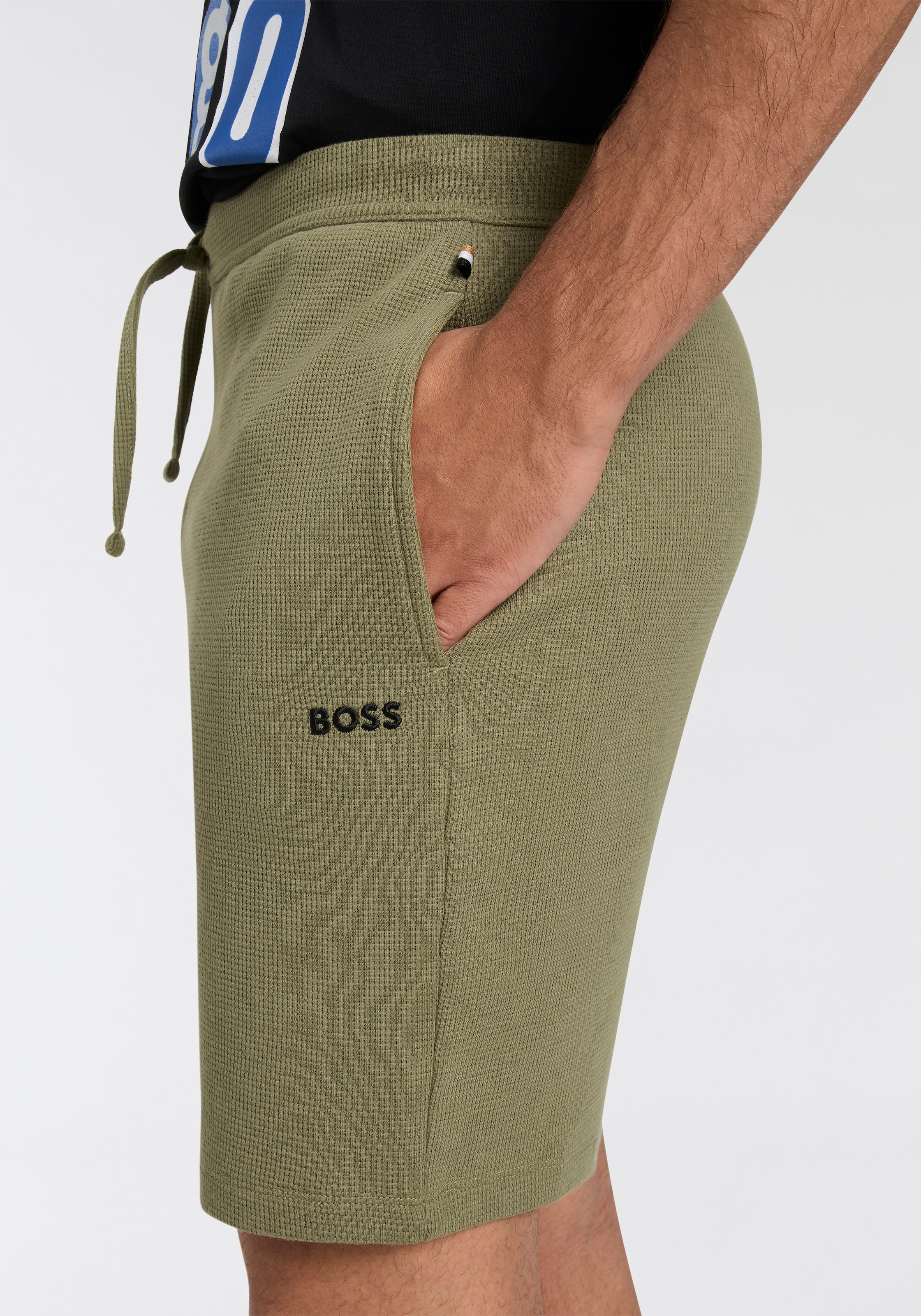 BOSS Shorts de pyjama »Waffle Shorts«