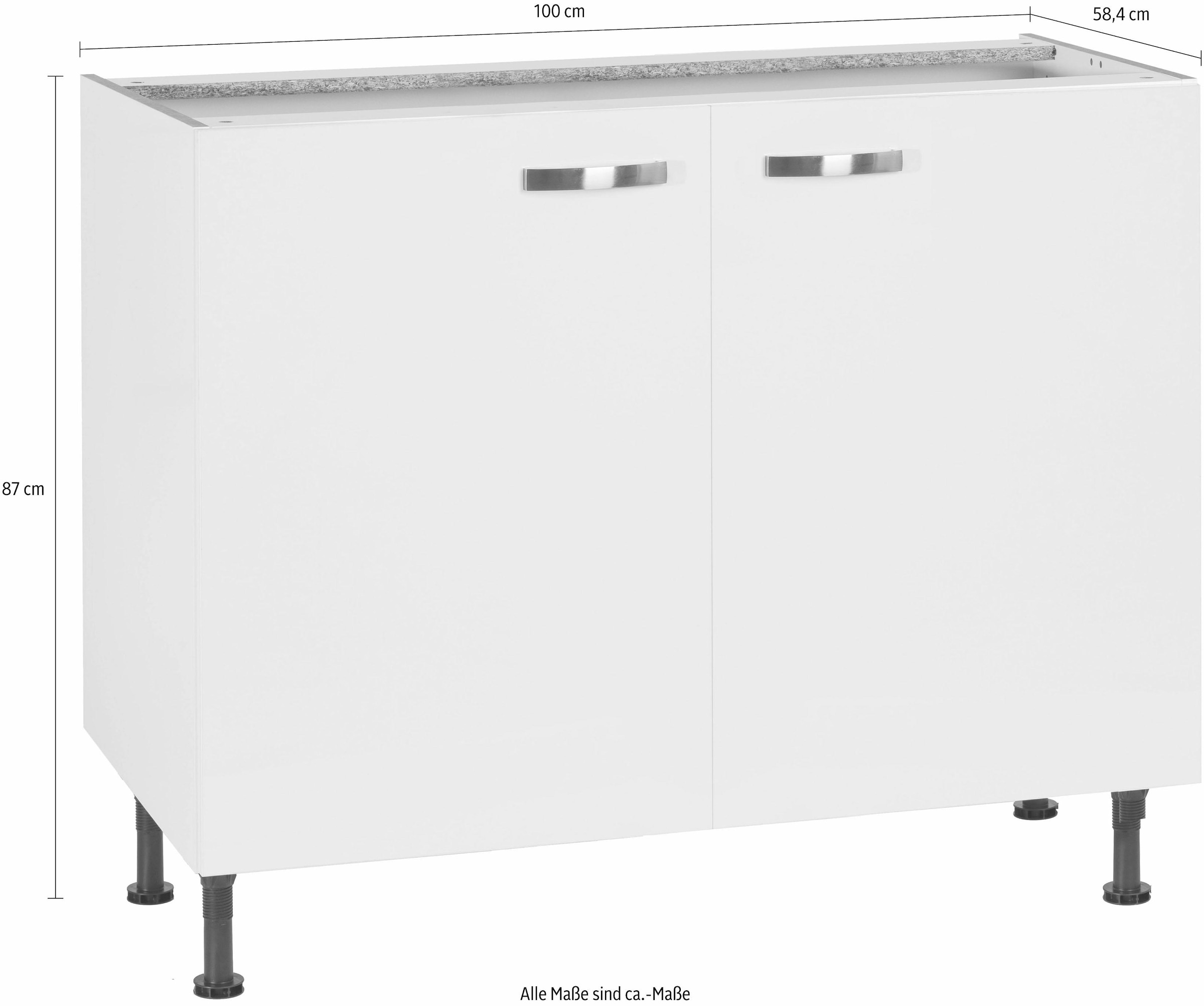 KOCHSTATION Armoire basse »KS-Cara« Breite 100 cm