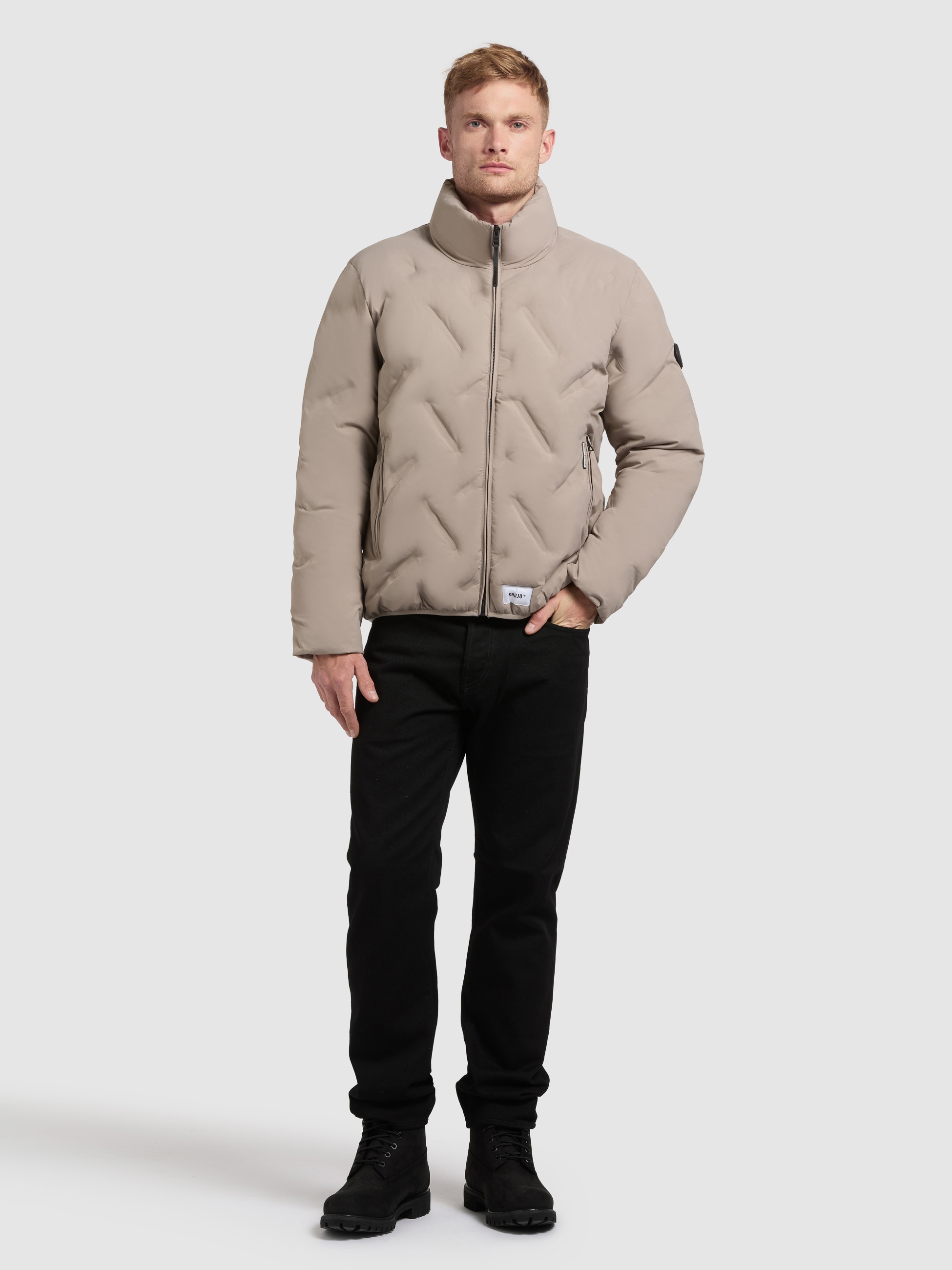 khujo Steppjacke »CLOVER« ohne Kapuze mit hochwertiger Prägung