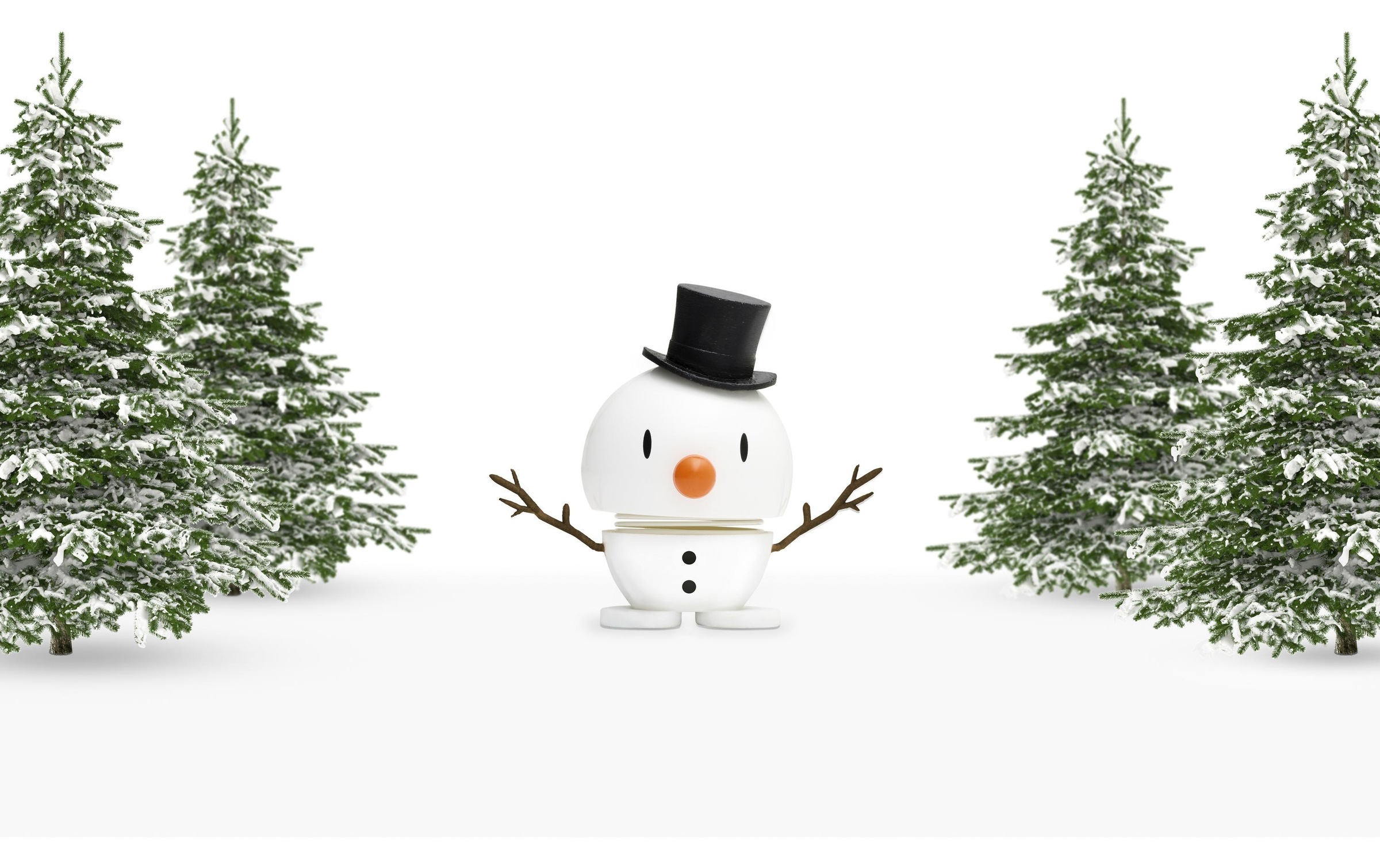 HOPTIMIST Weihnachtsfigur »Bumble Schneemann S 7,8 cm«