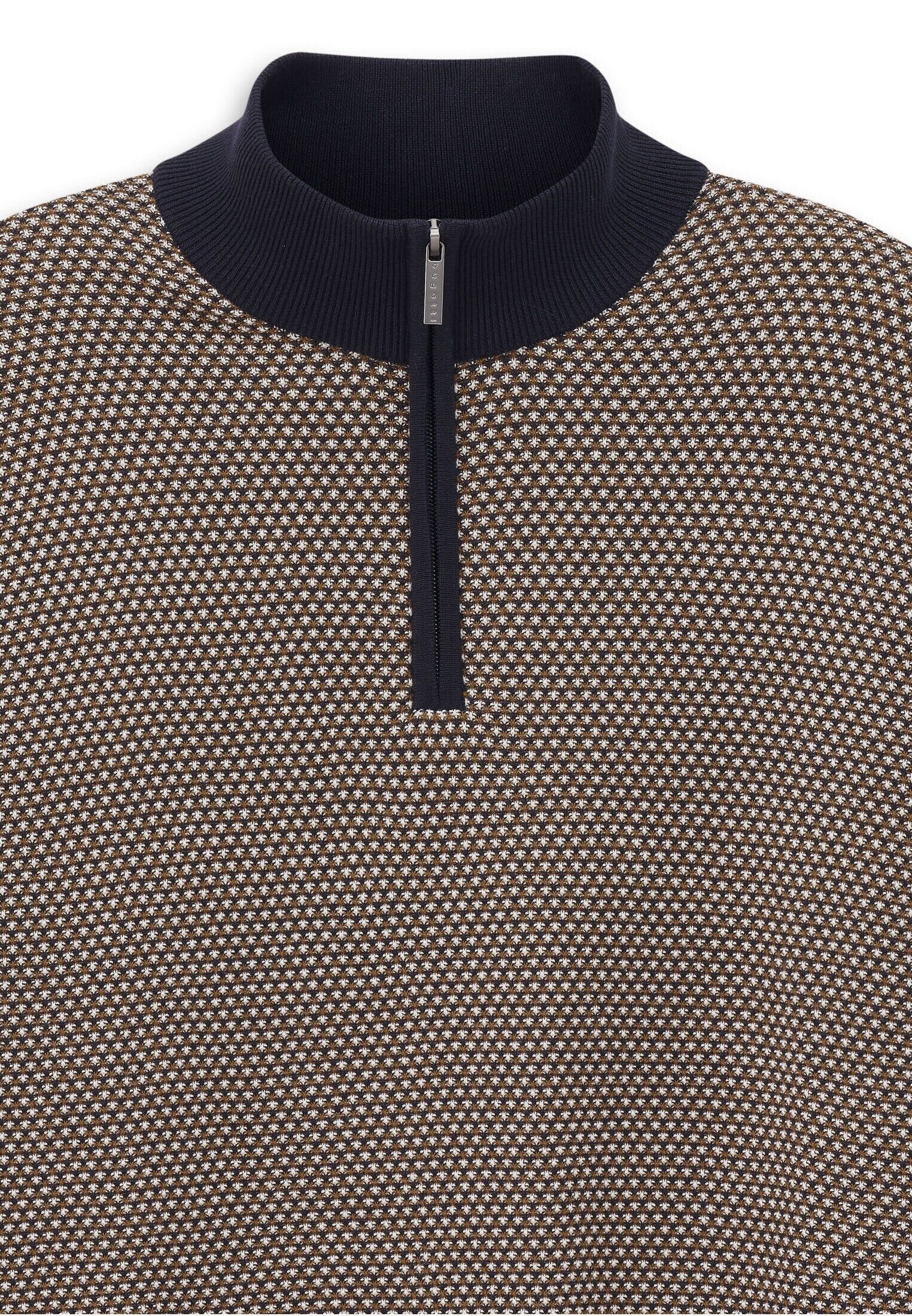 bugatti Troyer »Regular Fit« mit drei-farbiger Struktur