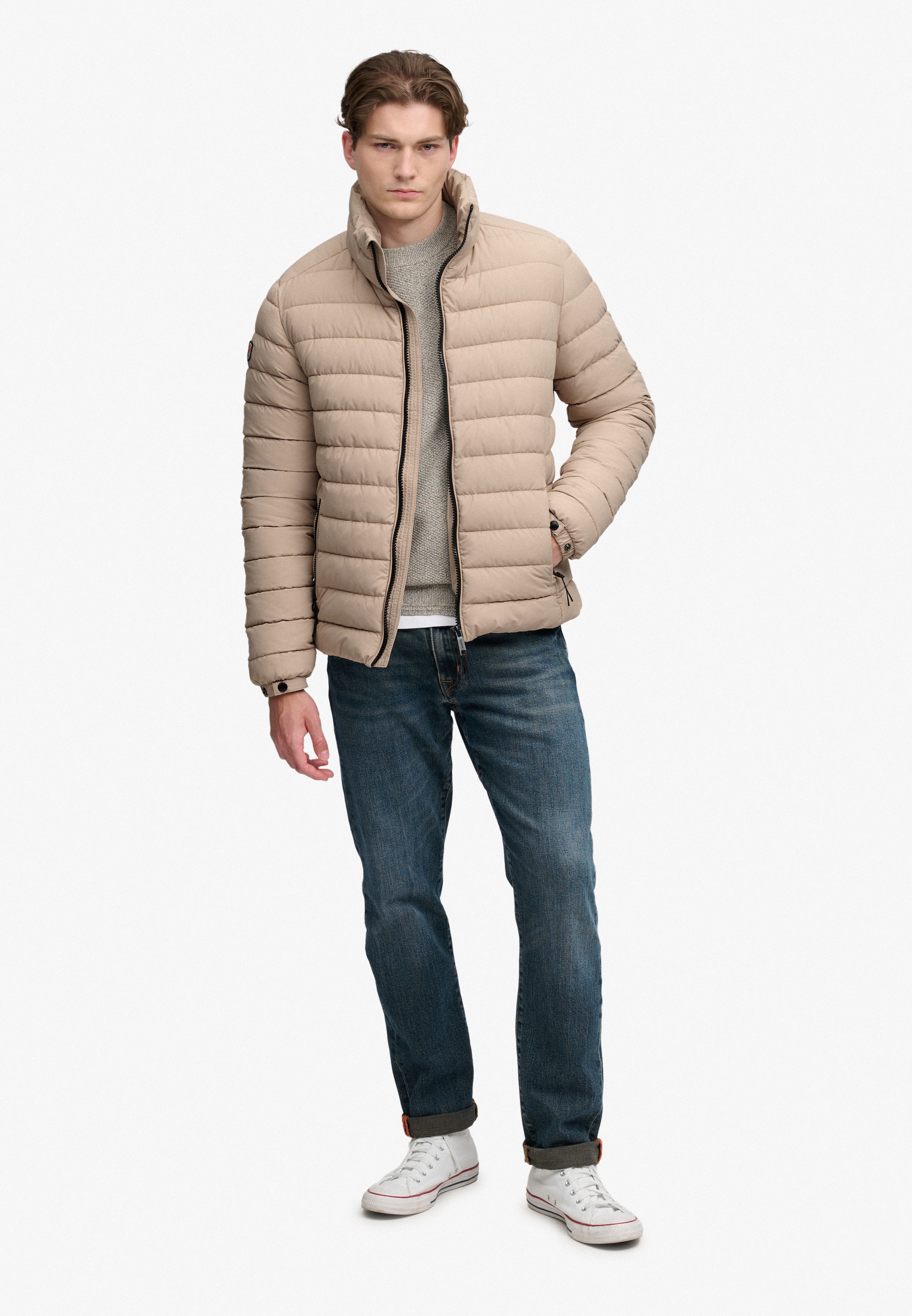 Superdry Veste matelassée »FUJI MIDWEIGHT PADDED JKT« Kunstfaser, slim fit