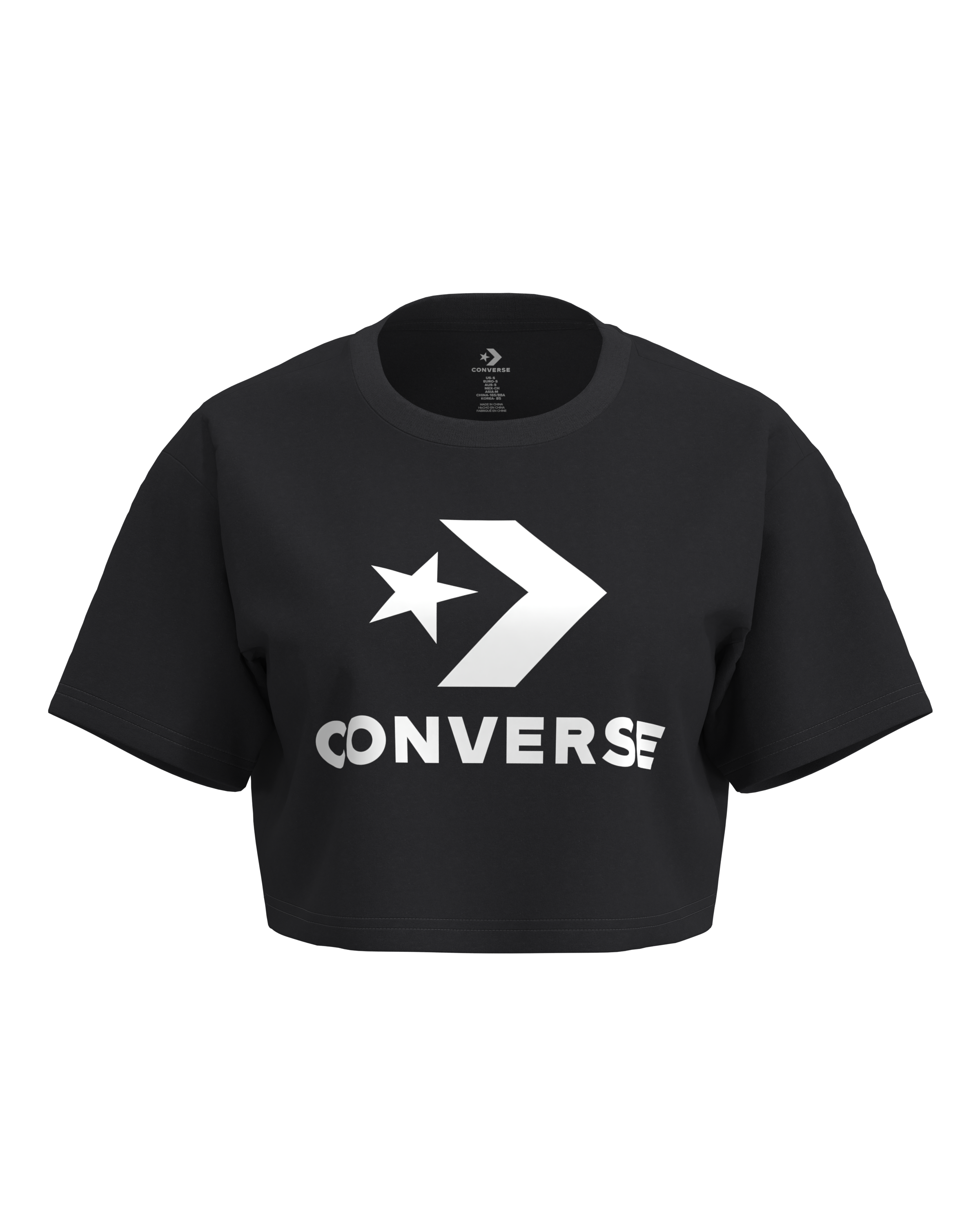 Converse 1100000002199 »STAR CHEVRON SPORTY TEE« Kurzarm, aus Baumwolle