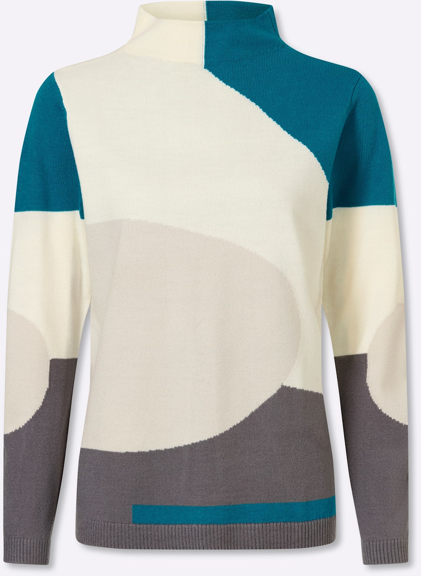 Classic Basics Pull à col montant »Stehkragen-Pullover«