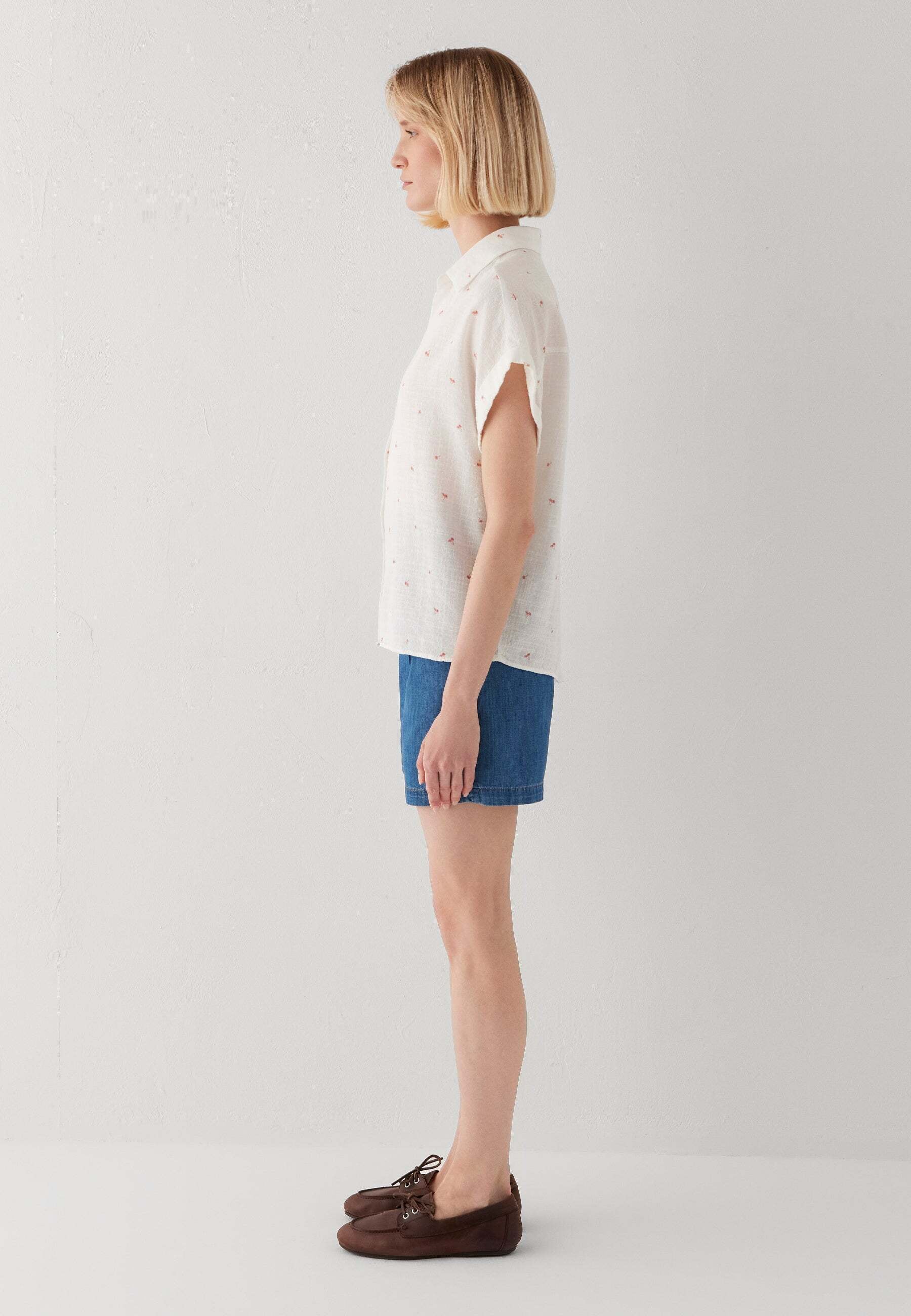 Mavi Kurzarmbluse »Mavi Kurzarmbluse Short Sleeve Woven«
