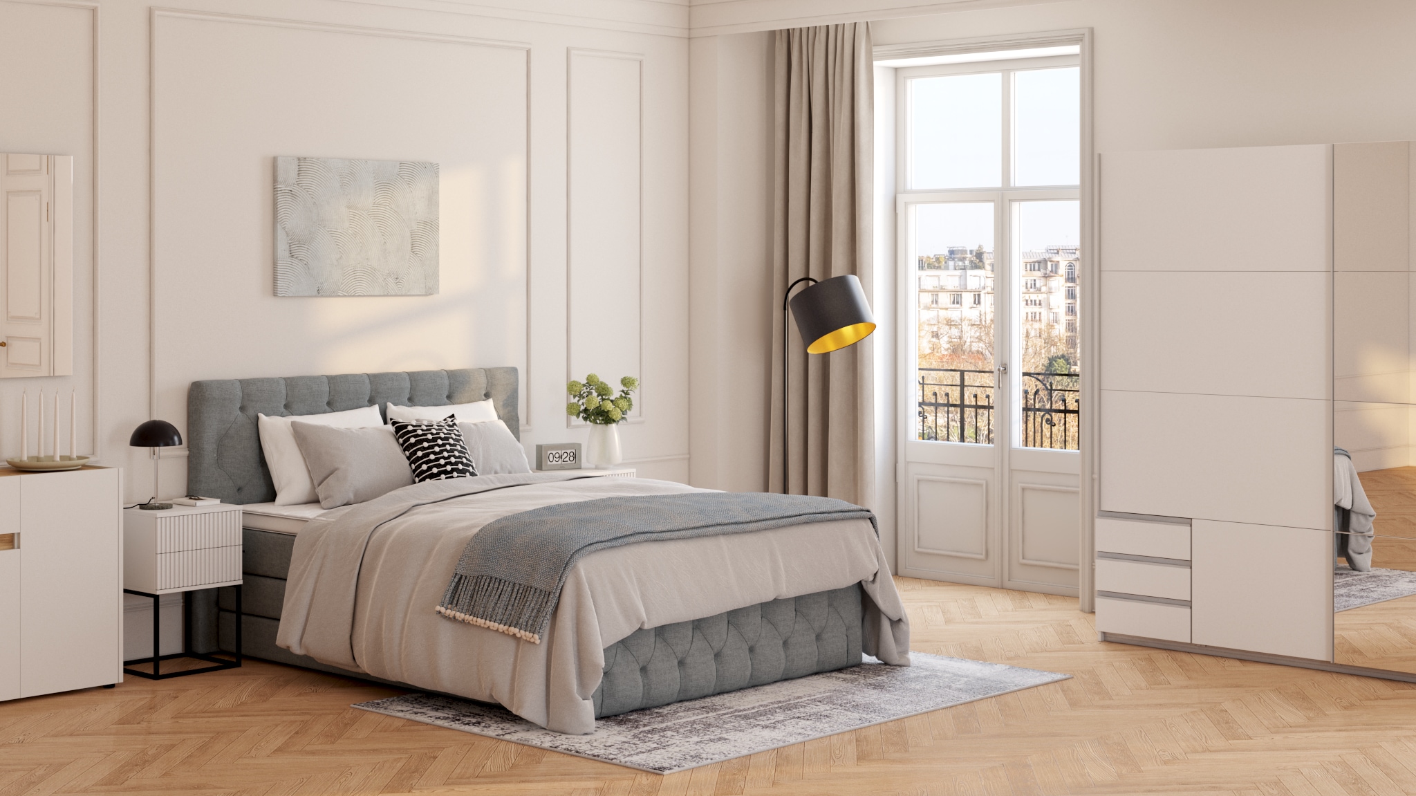 my home Tischvase »Noema« aus Glas, mit matter Farbgestaltung