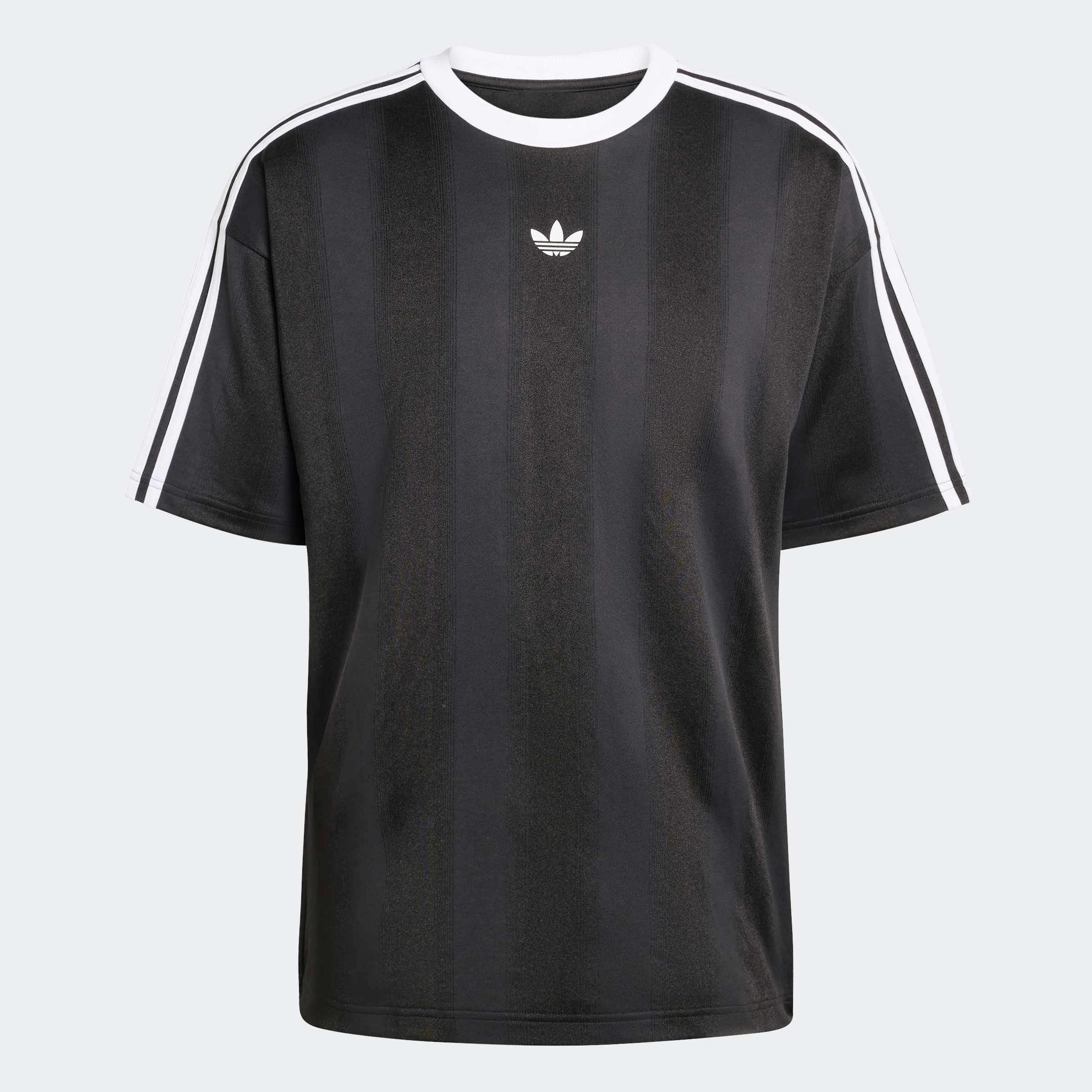 adidas Originals T-Shirt »ADIDAS ADICOLOR JACQUARD TRIKOT« lockere Passform, Rundhalsausschnitt, mit klassischem Trefoil Logo