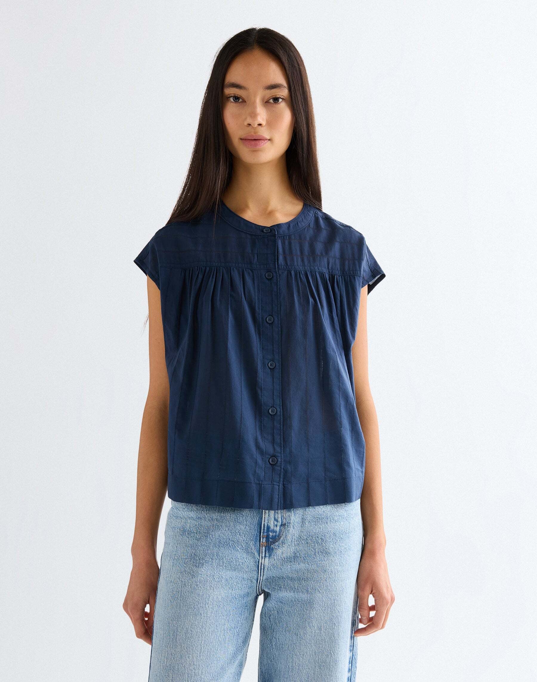 Wrangler Kurzarmbluse »WRANGLER Kurzarmhemd Drop Shoulder«