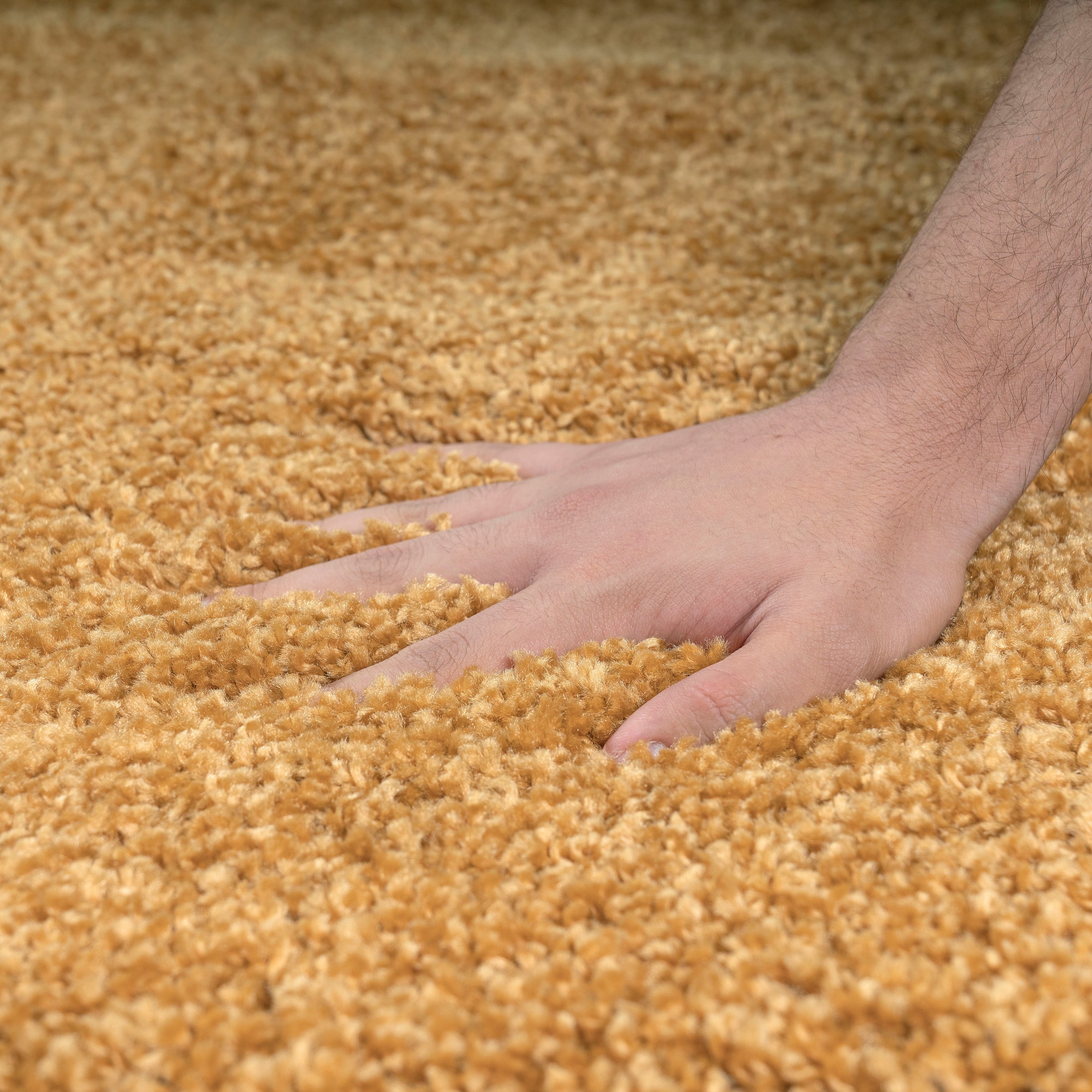 my home Läufer »Viva« rechteckig 45 mm Höhe Läufer, Brücke, Uni-Farben, einfarbig, besonders weich und kuschelig