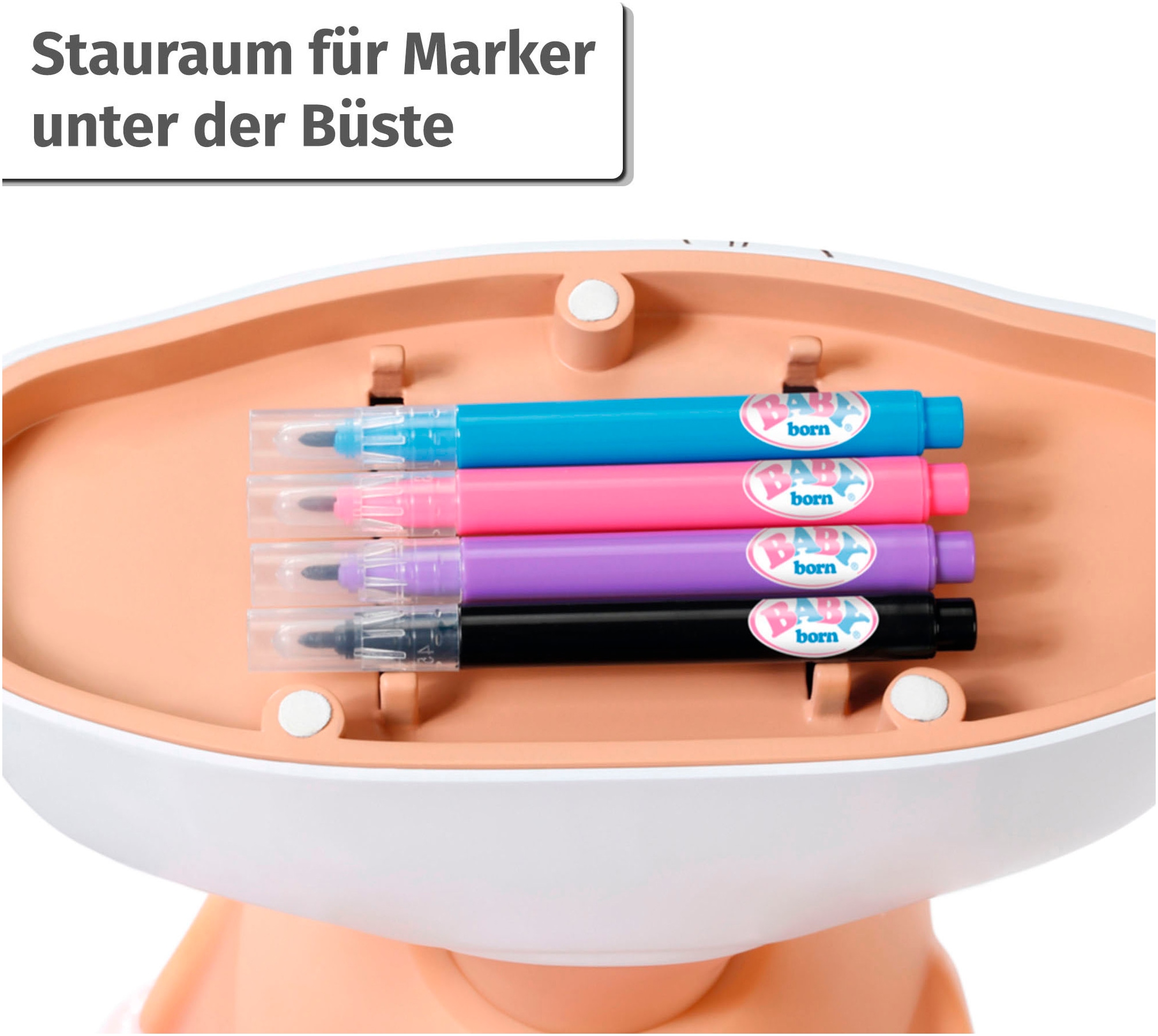 Baby Born Tête à coiffer »Stylingkopf Kreativ« mit Zubehör