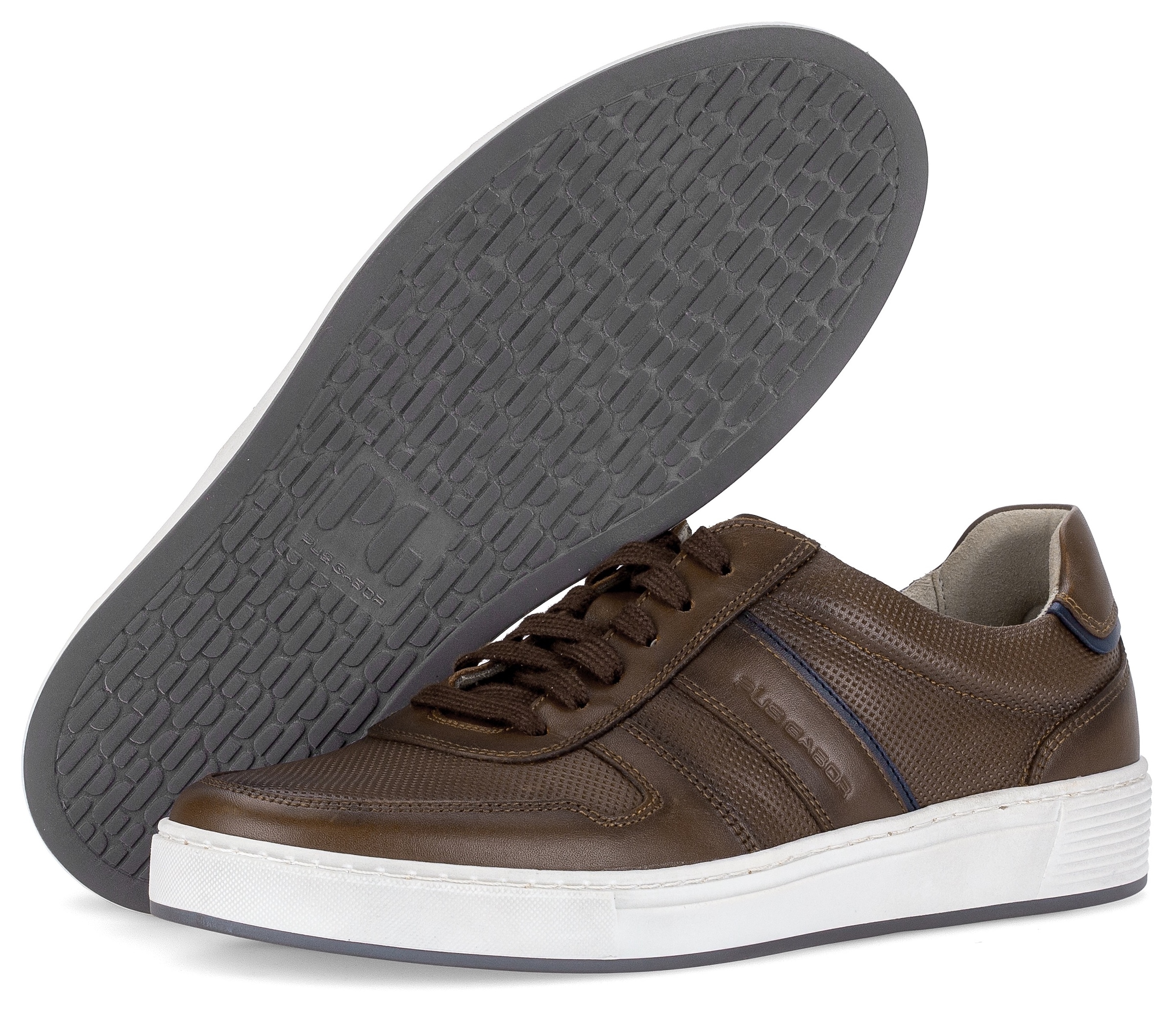Pius Gabor Sneakers  chaussure de loisirs, chaussure confort, chaussure à lacets avec surpiqûres décoratives, largeur G