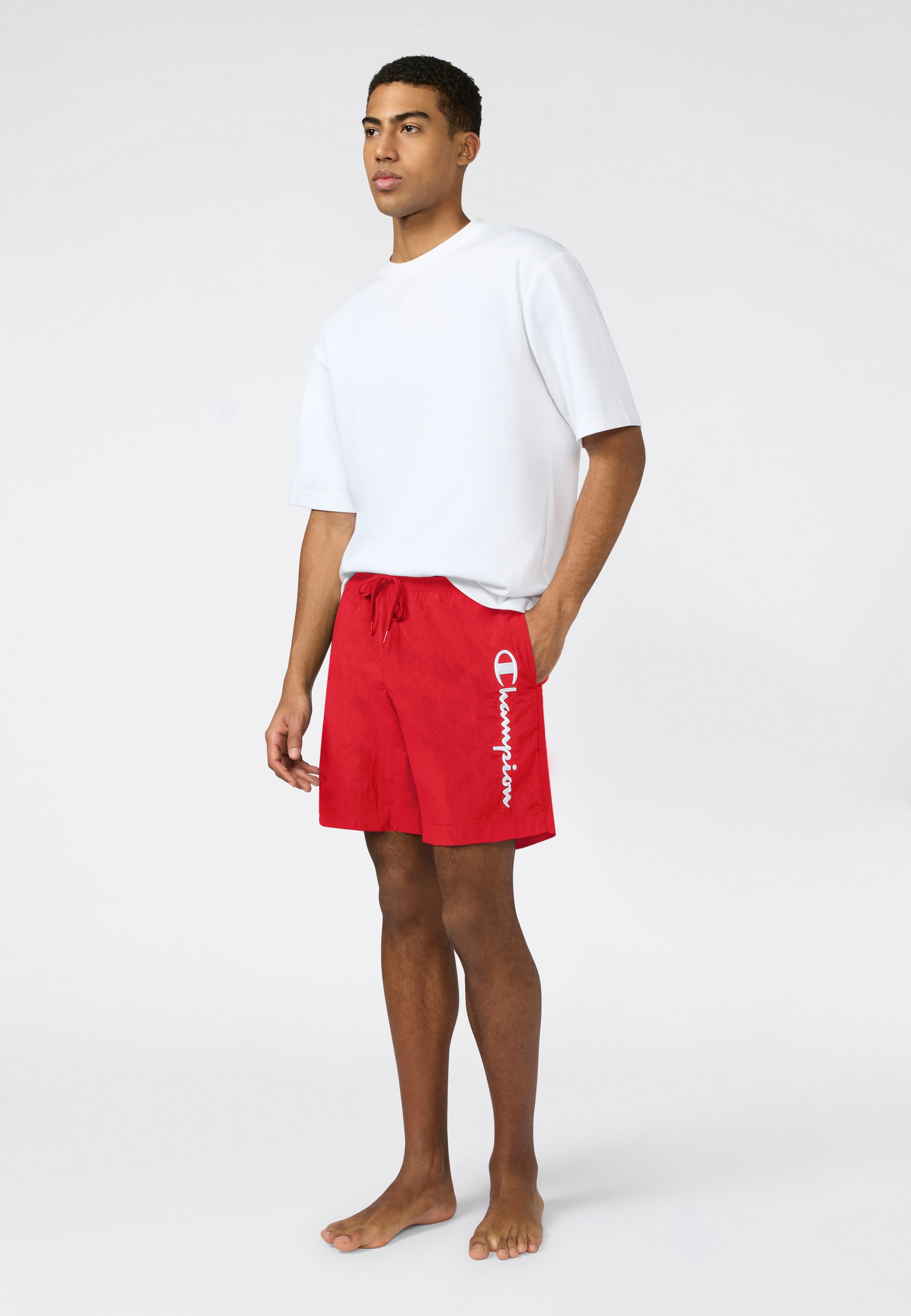 Champion Short de bain »Beachshort Standard Fit« avec broderie de logo, uni, facile d'entretien, à séchage rapide
