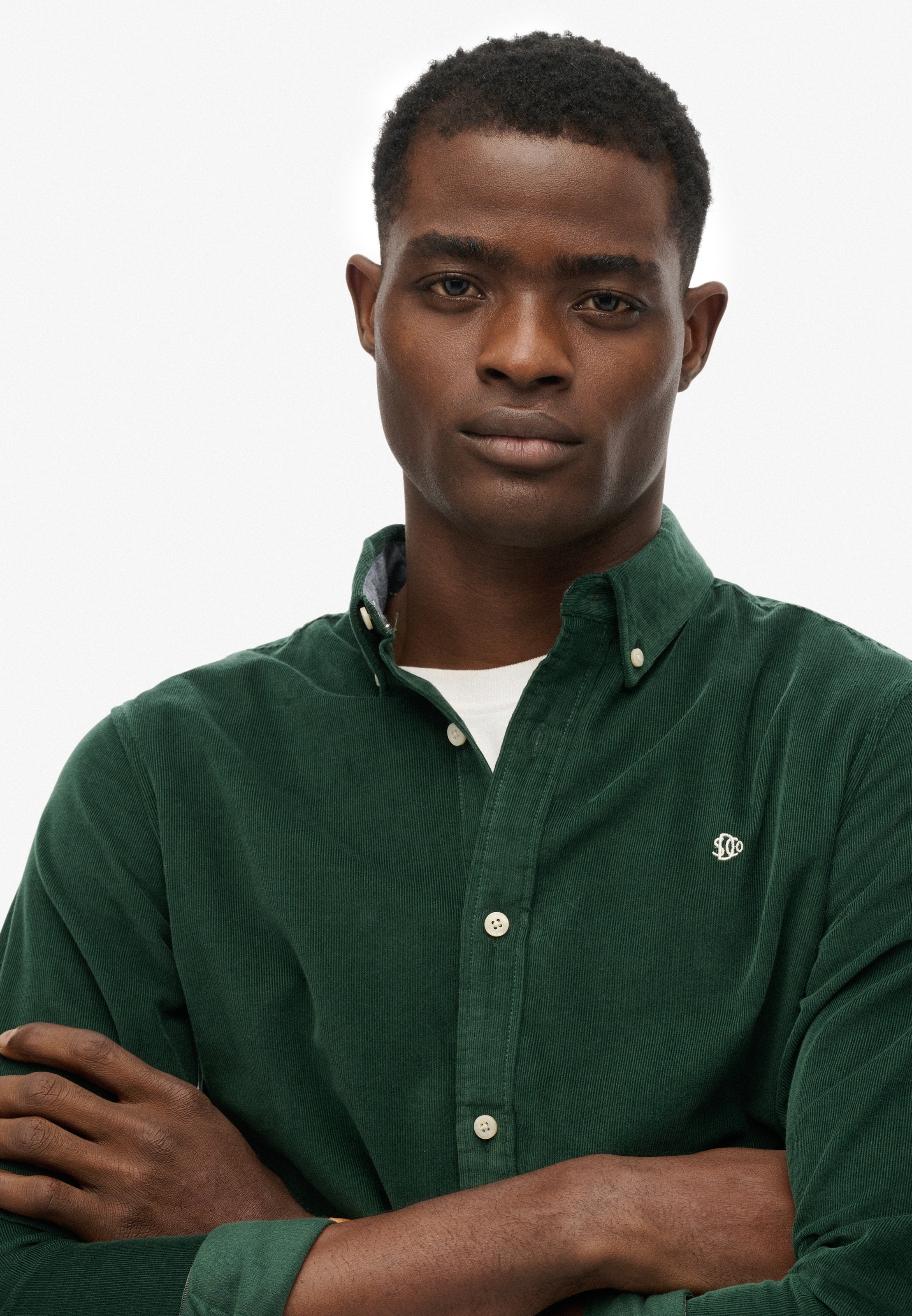 Superdry Langarmhemd »CLASSIC NEEDLE CORD SHIRT«
