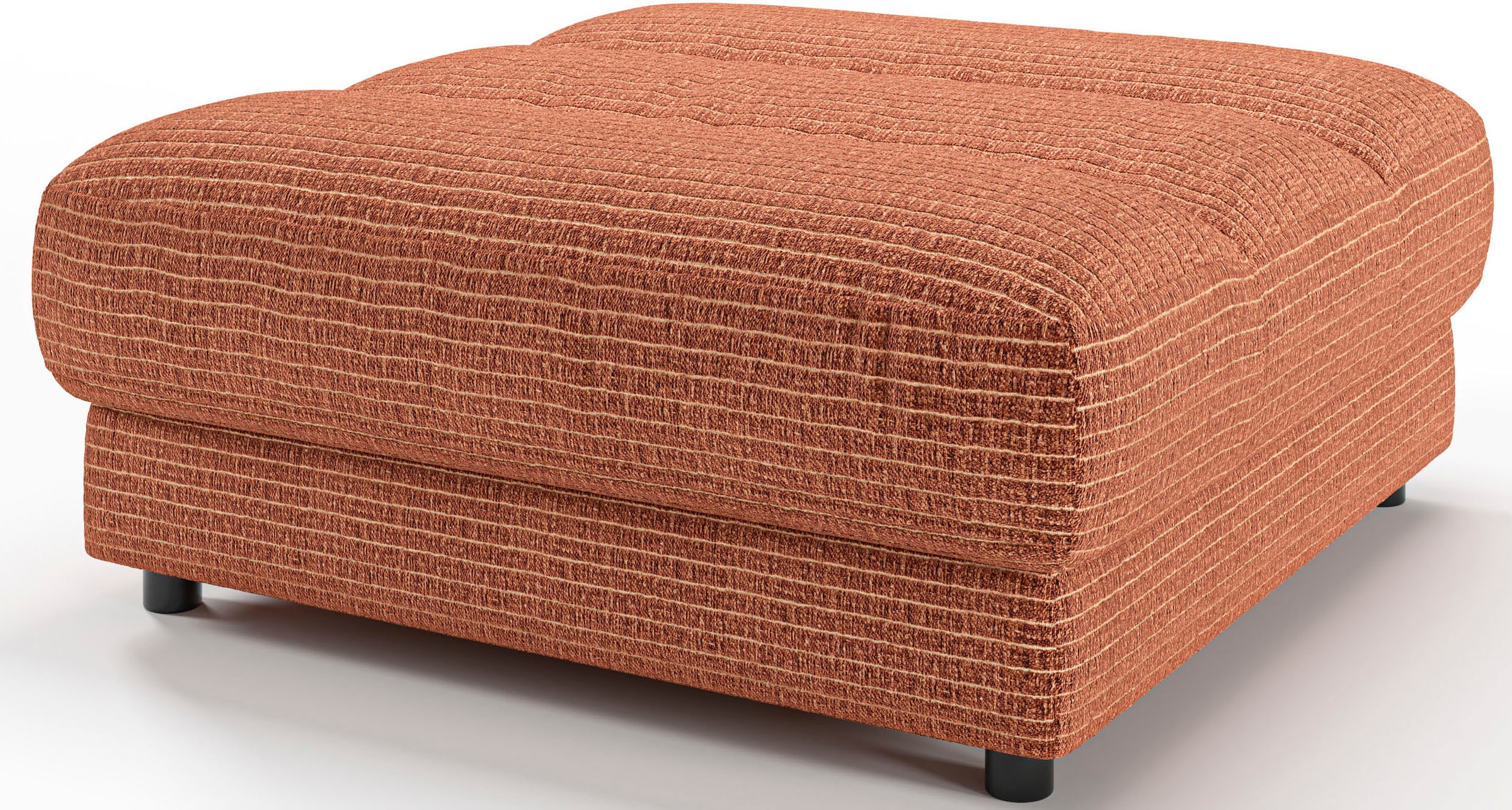 3C Candy Tabouret rembourré »Stripes« Adapté à la série Stripes, revêtement en chenille