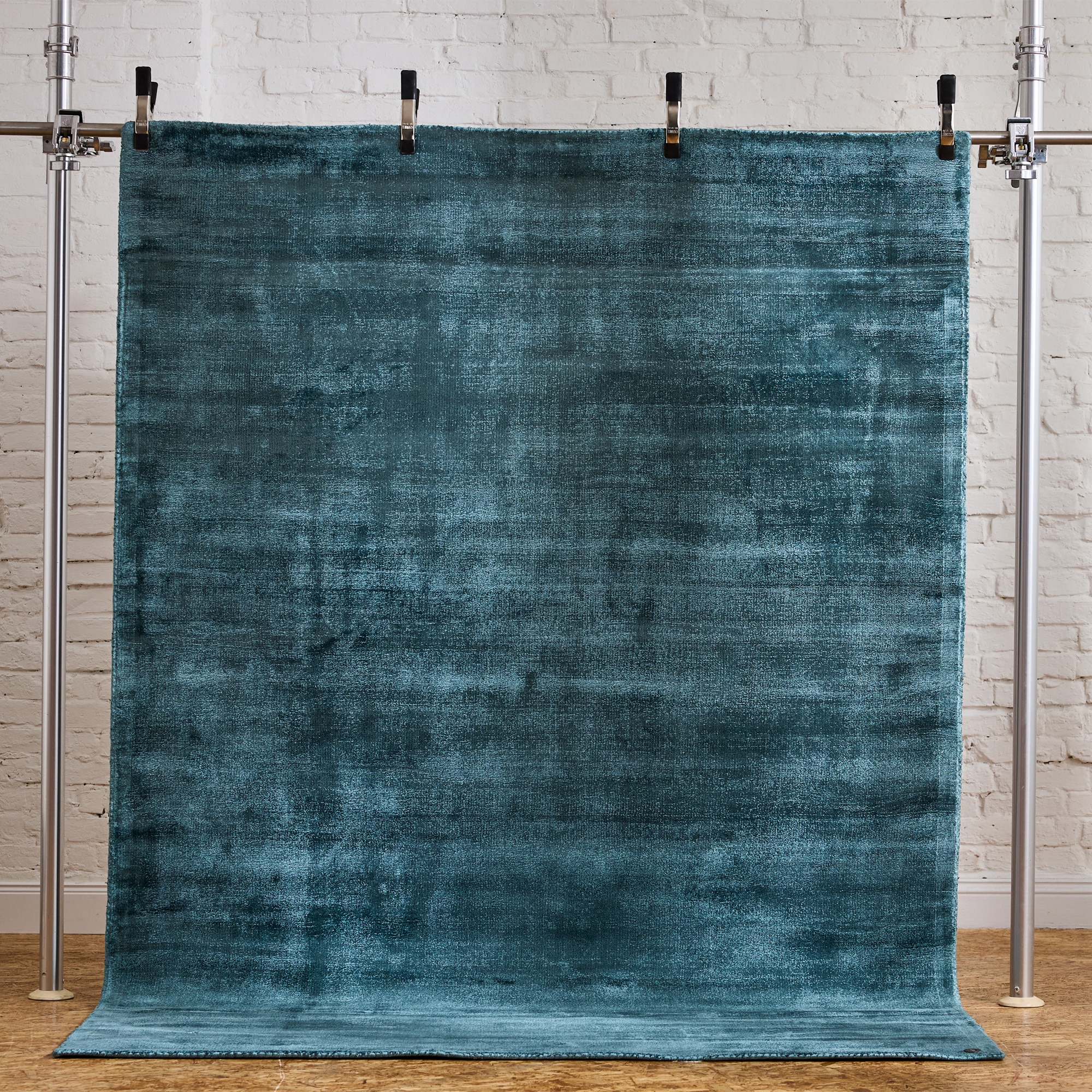 TOM TAILOR HOME Tapis »Shine uni« Rectangulaire 8 mm Höhe Handweb Teppich, 100% Viskose, handgewebt, mit elegantem Schimmer