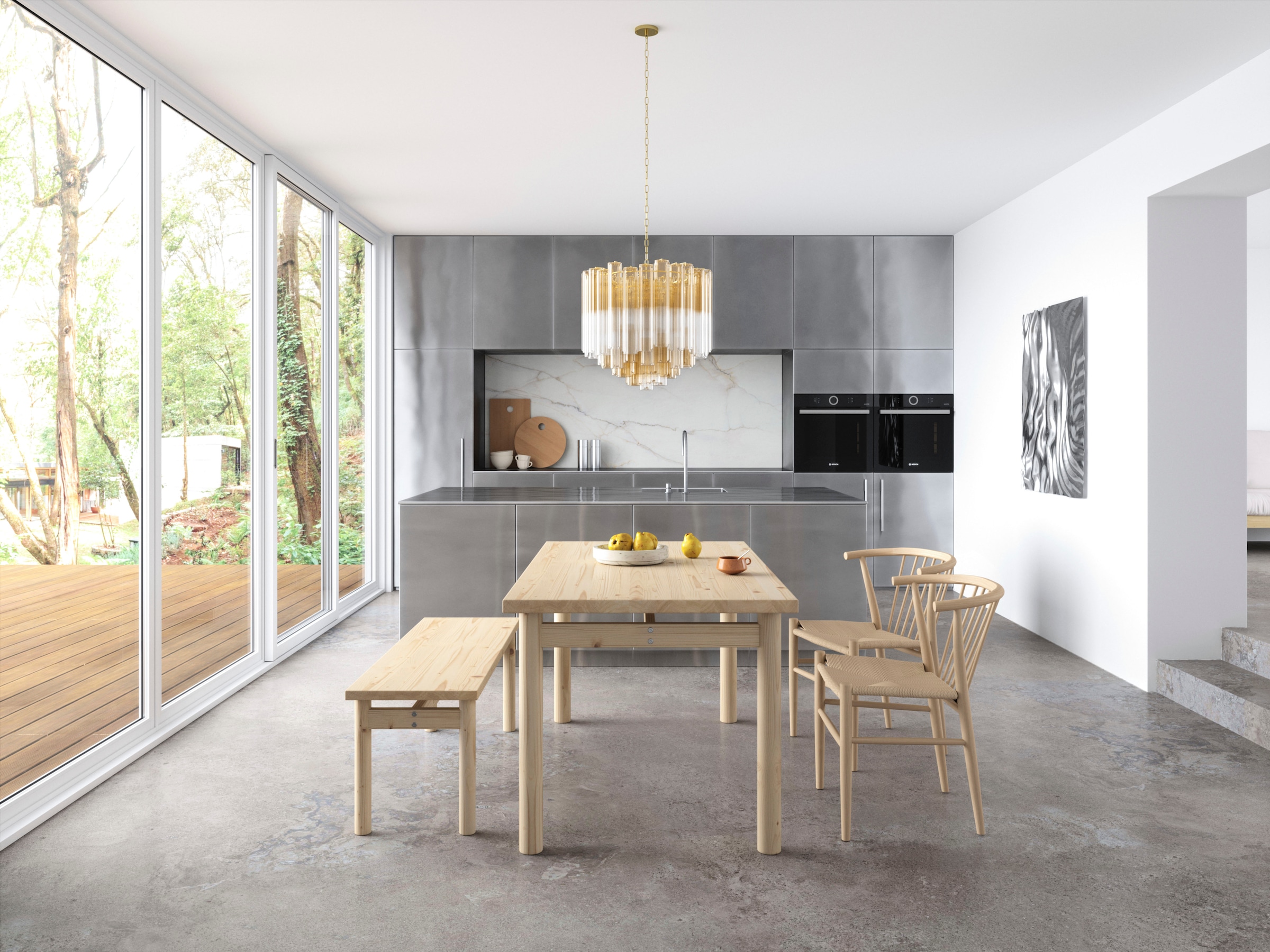 Karup Design Esstisch »PACE DINING TABLE« aus FSC®-zertifiziertem Kiefernholz, Grösse 150 x 75 cm.