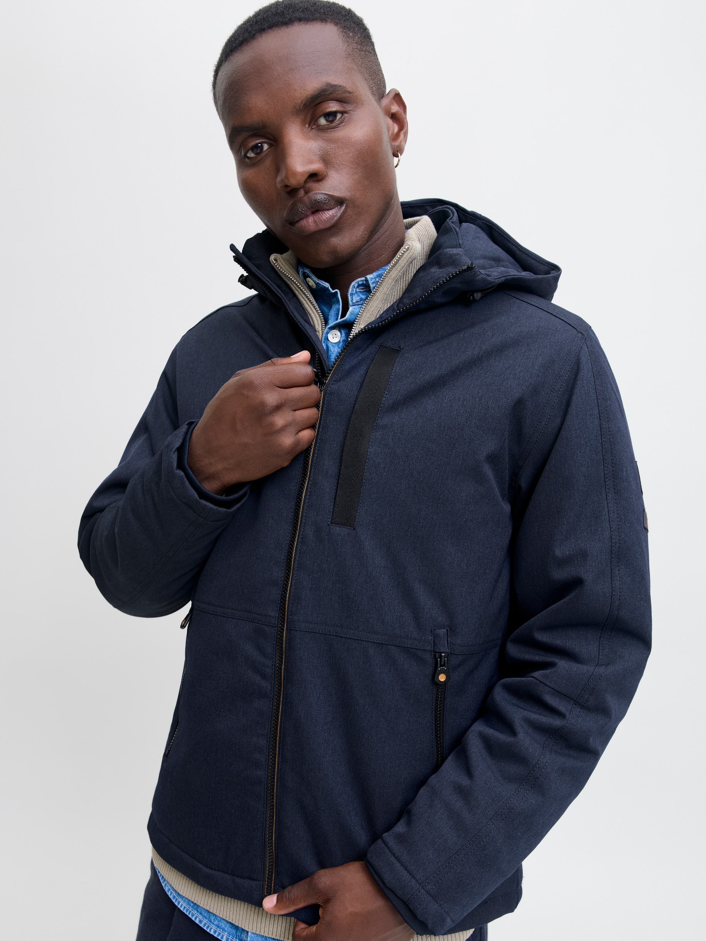Jack & Jones Outdoorjacke »JJEPARKER DOVER JACKET SN« mit Kapuze