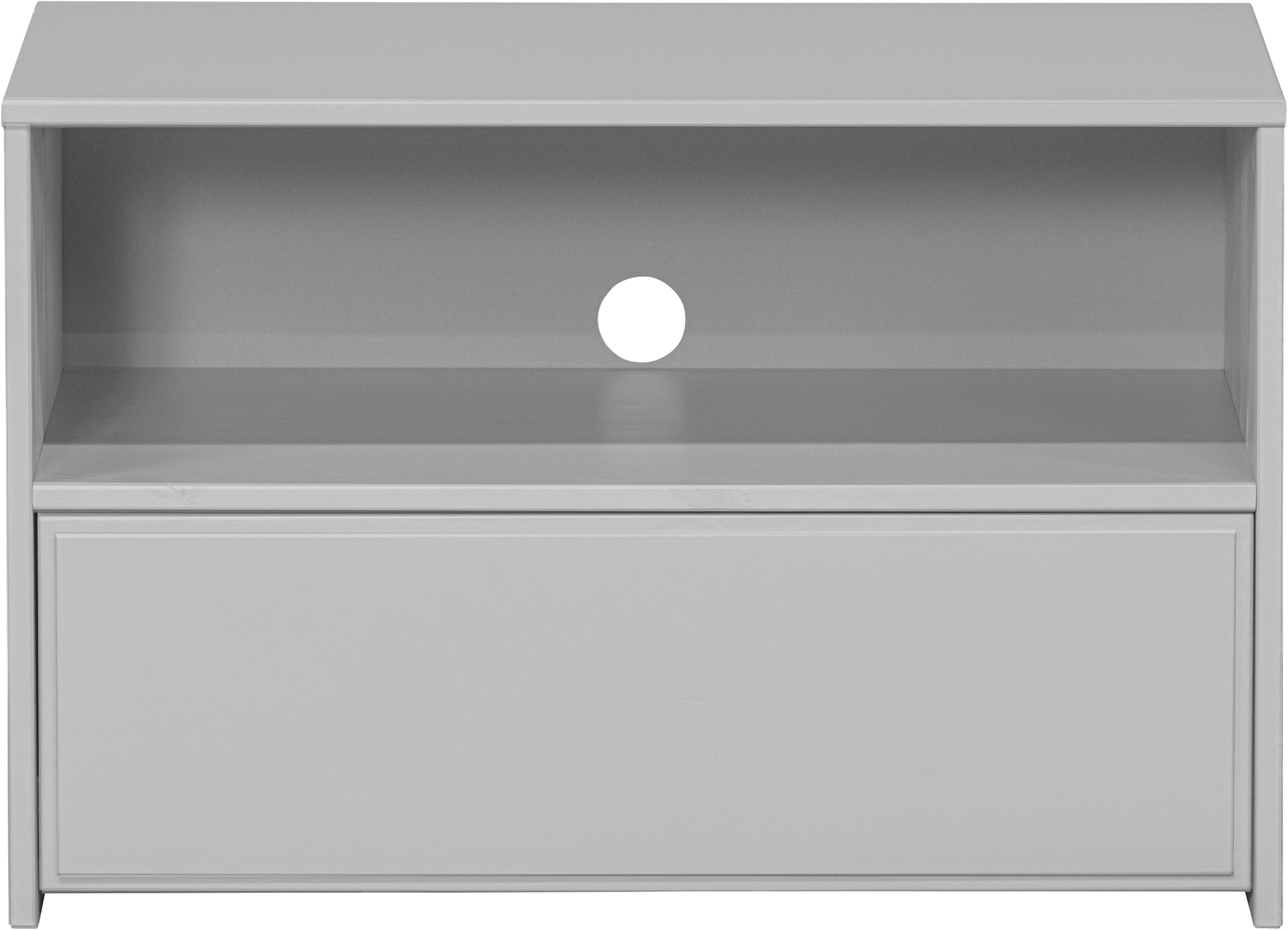 WOOOD Lowboard »Yissa mit FSC® Massivkiefer und offenem Stauraum« FSC® Massivkiefer, modular erweiterbar, Tragkraft 15 kg