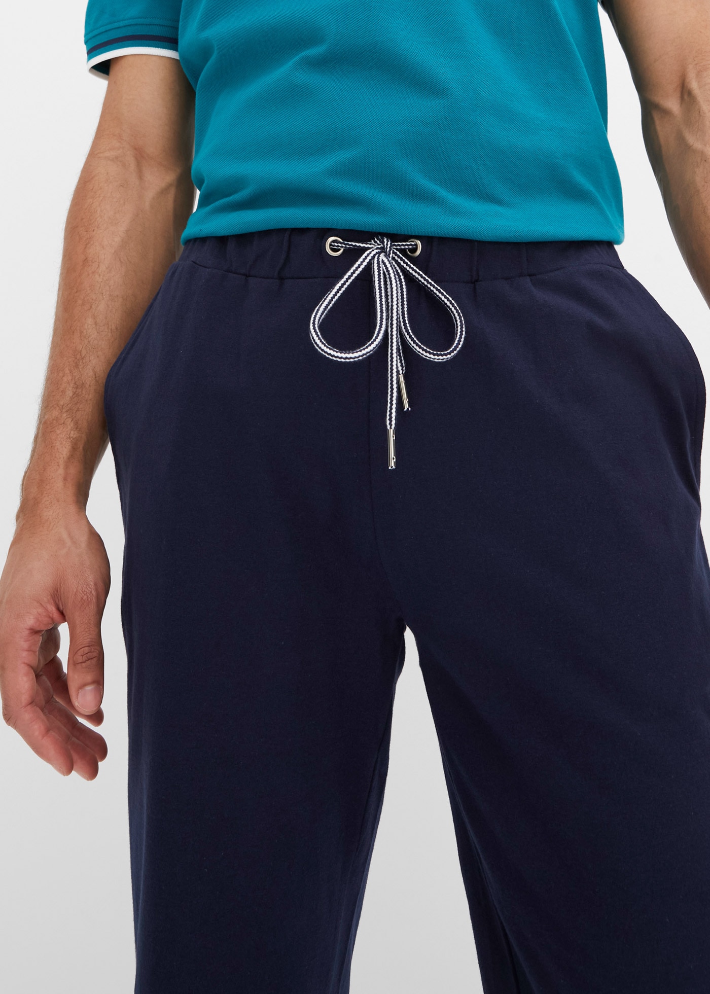 bonprix Bermuda  aus Baumwolle, mit Kordelverschluss, Regular Fit