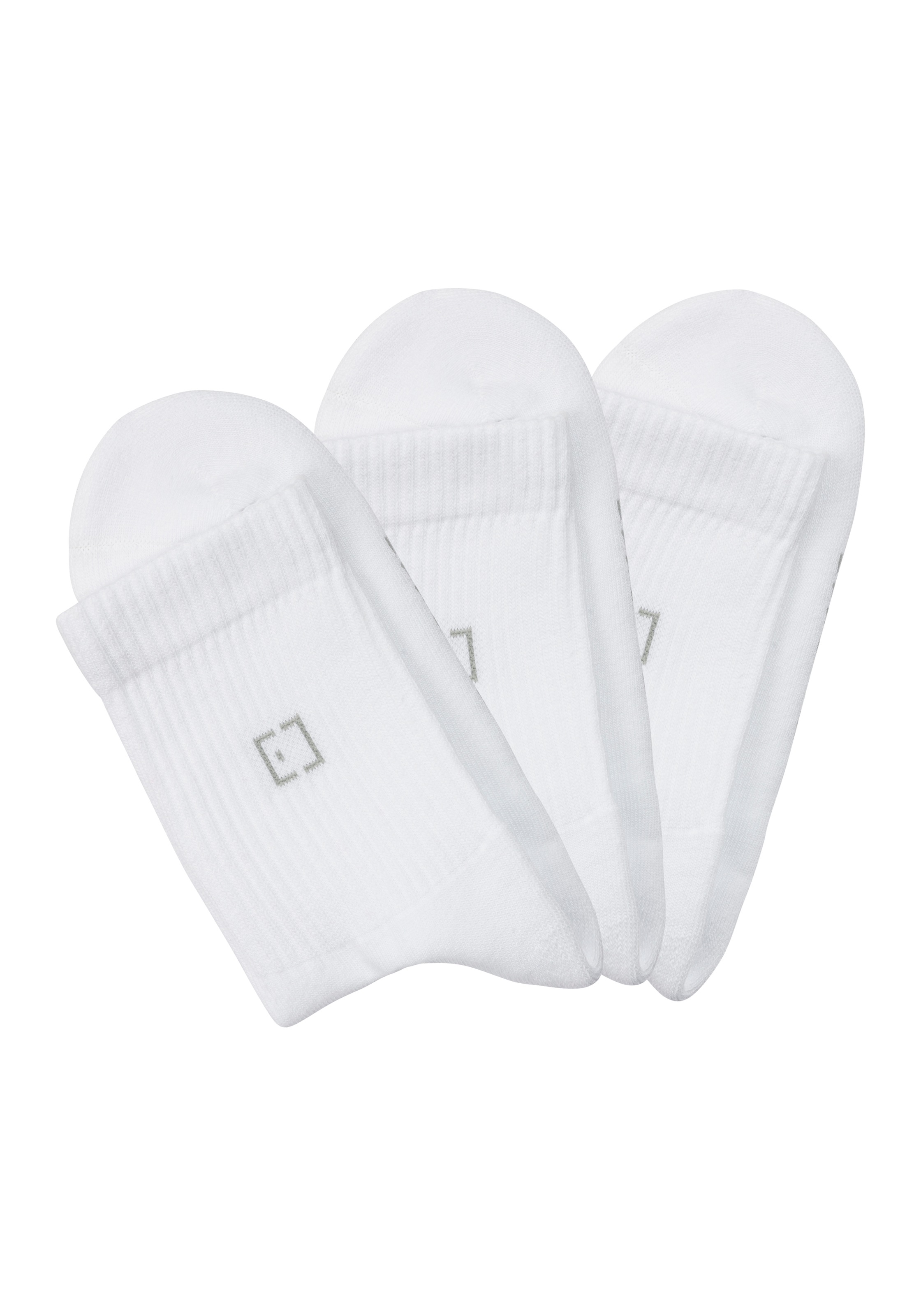 Elbsand Socken Packung, 3 Stk. tlg. mit Frottee und eingestricktem Markenlogo