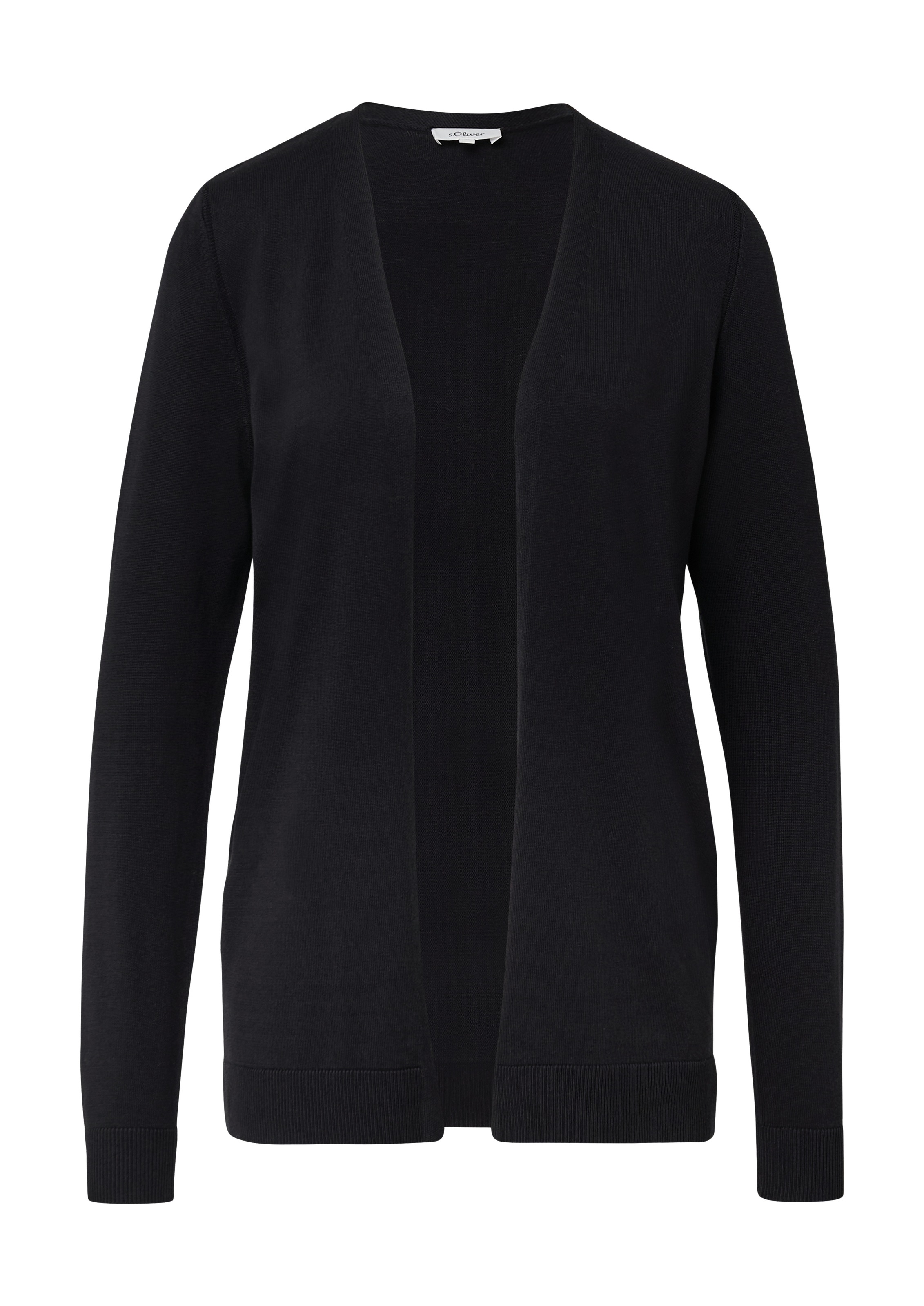 s.Oliver Veste en tricot maille fine sans fermeture