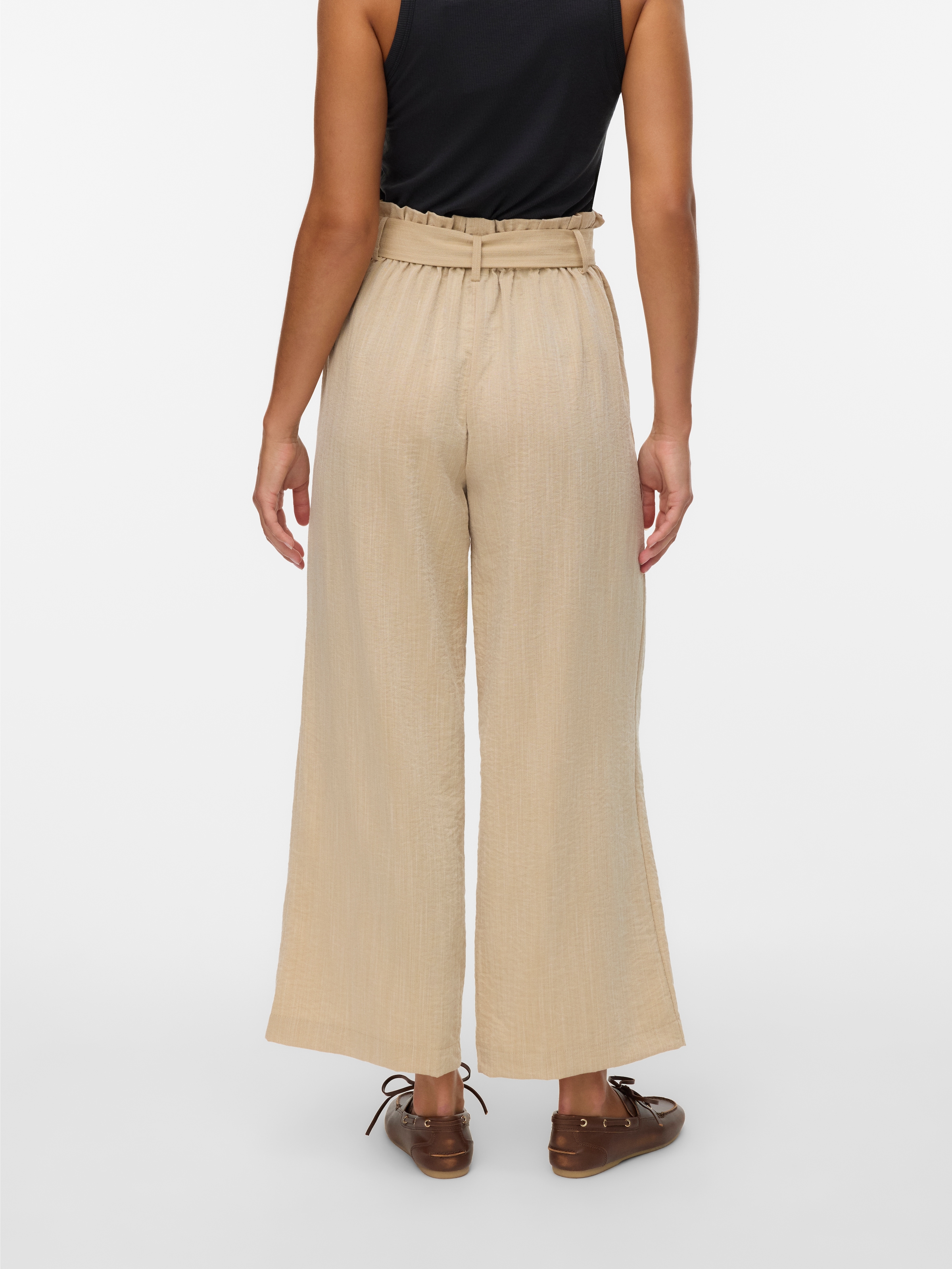 Vero Moda Pantalon paperbag »VMSYDNEY HW PAPERBAG ANKLE PANT NOOS«  Materialmix