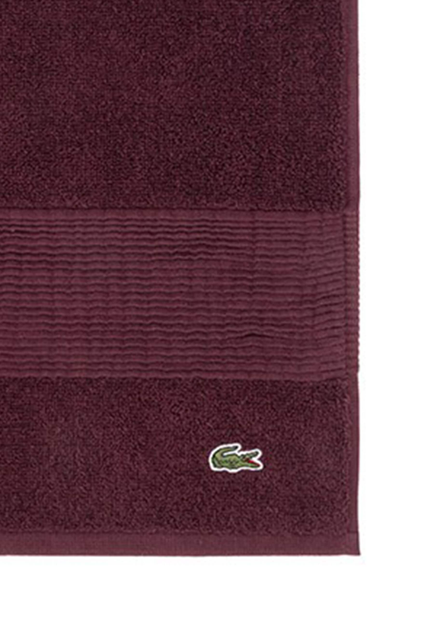 Lacoste Handtuch »LLECROCO« mit Label-Applikationen