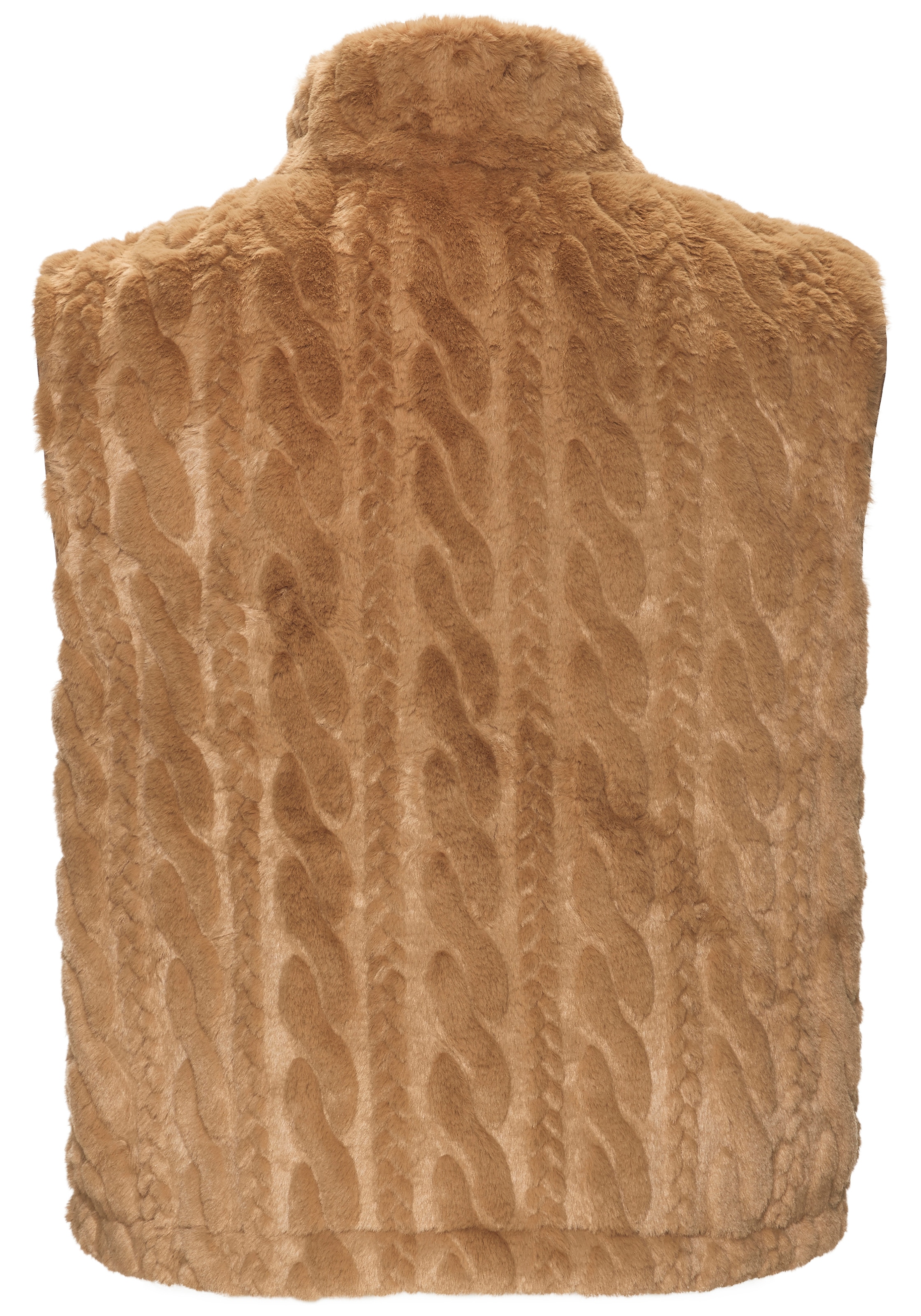 LASCANA Gilet réversible , wendbare Steppweste mit flauschigem Fellimitat