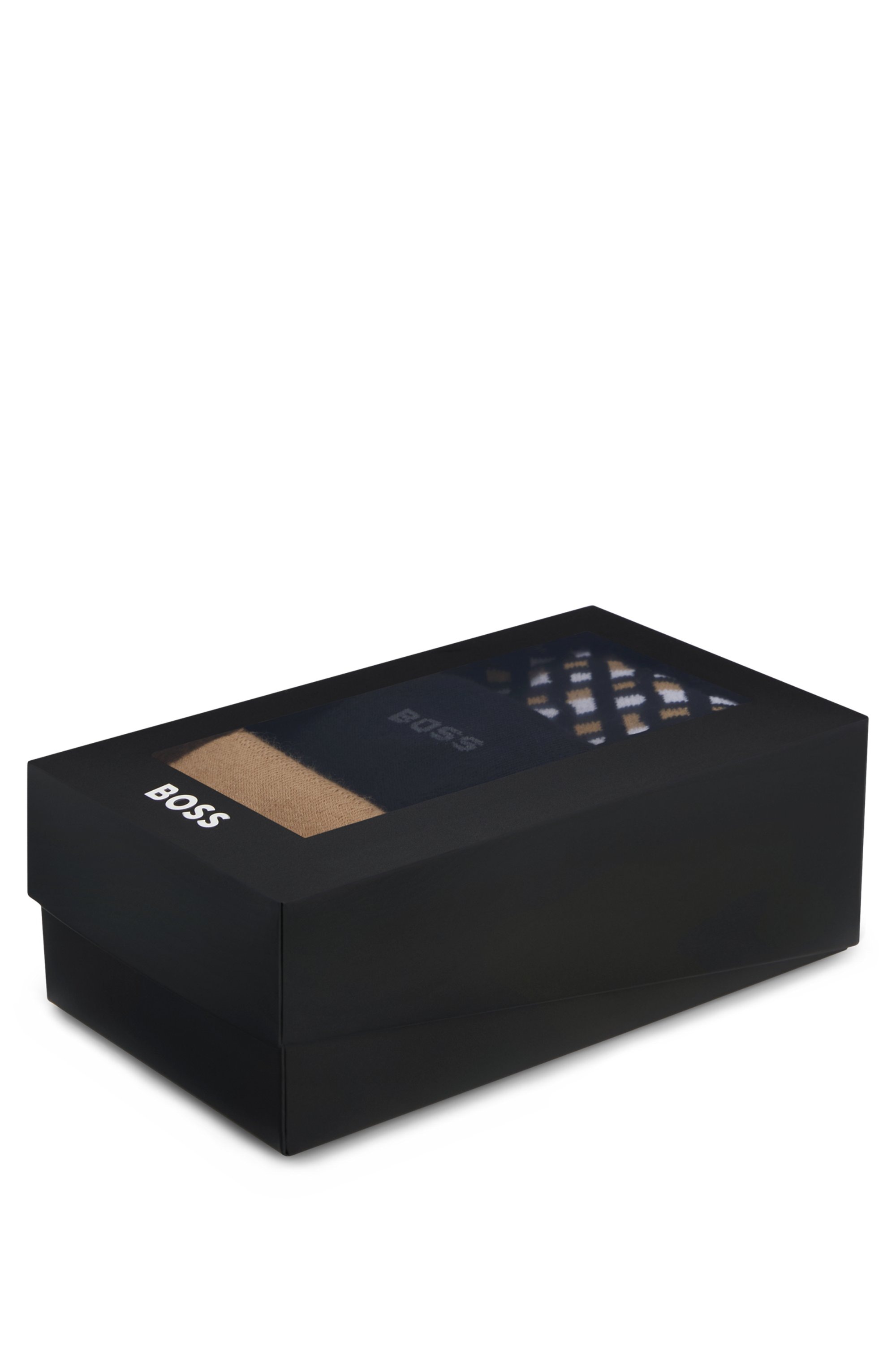 BOSS Chaussettes d'affaires »3P RS Giftset CC« Paquet, 3 Couple tlg. mit Strickbündchen