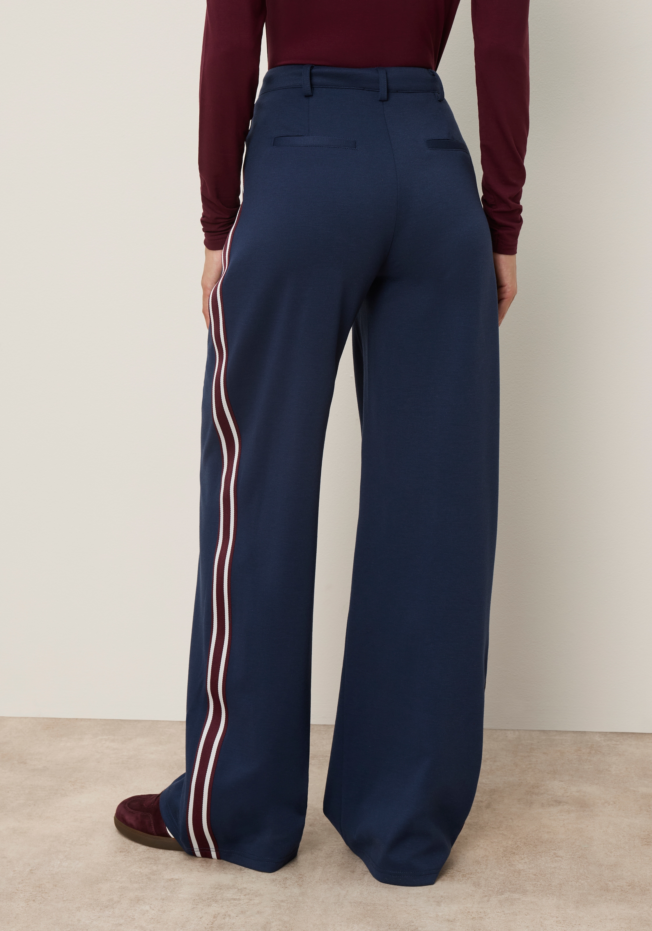 Tamaris Palazzohose »mit Kontraststreifen, im modernem Look«  mit weitem Bein