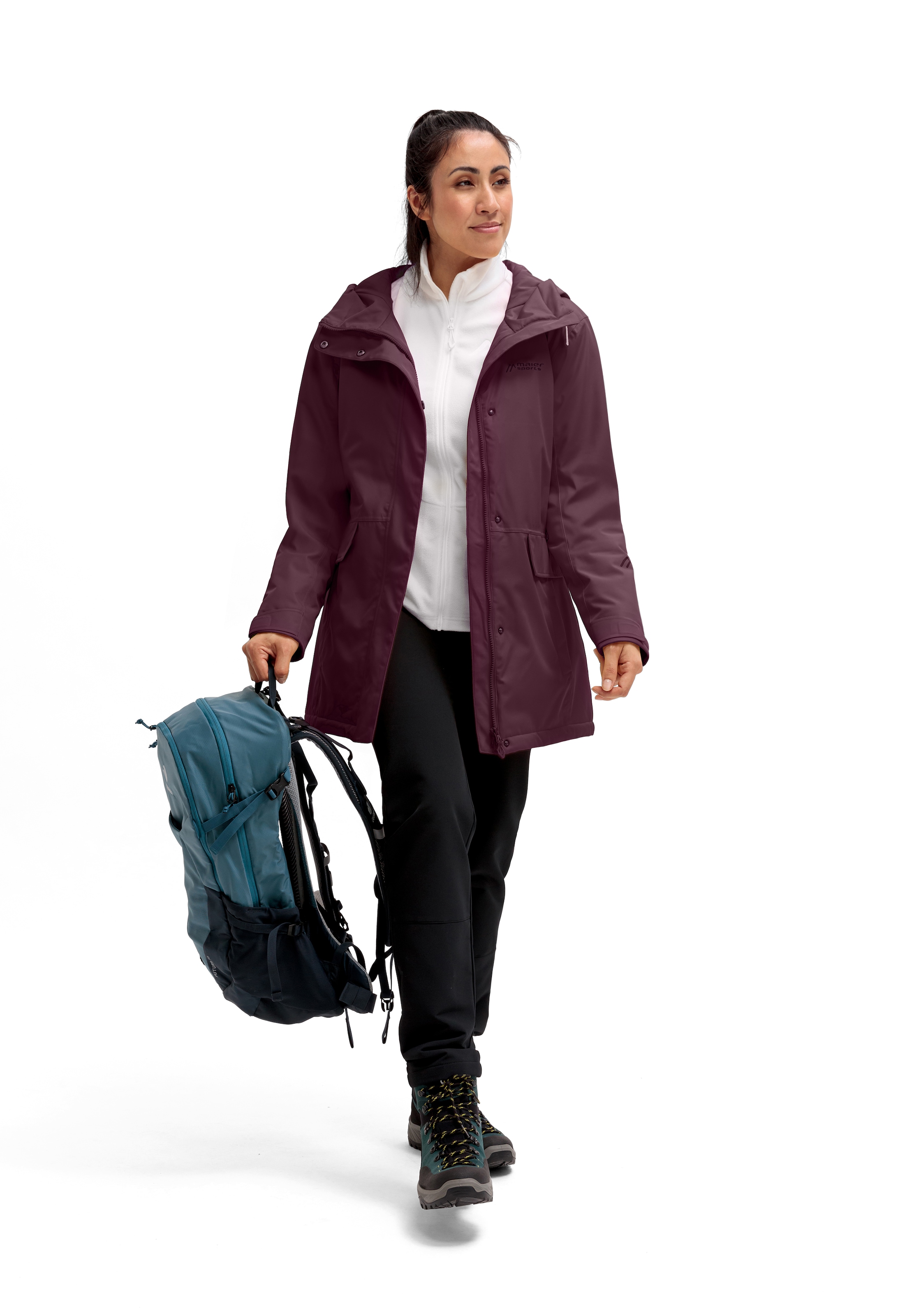 Maier Sports Veste d'hiver »DA-MANTEL MTEX EL. LISBON COAT«