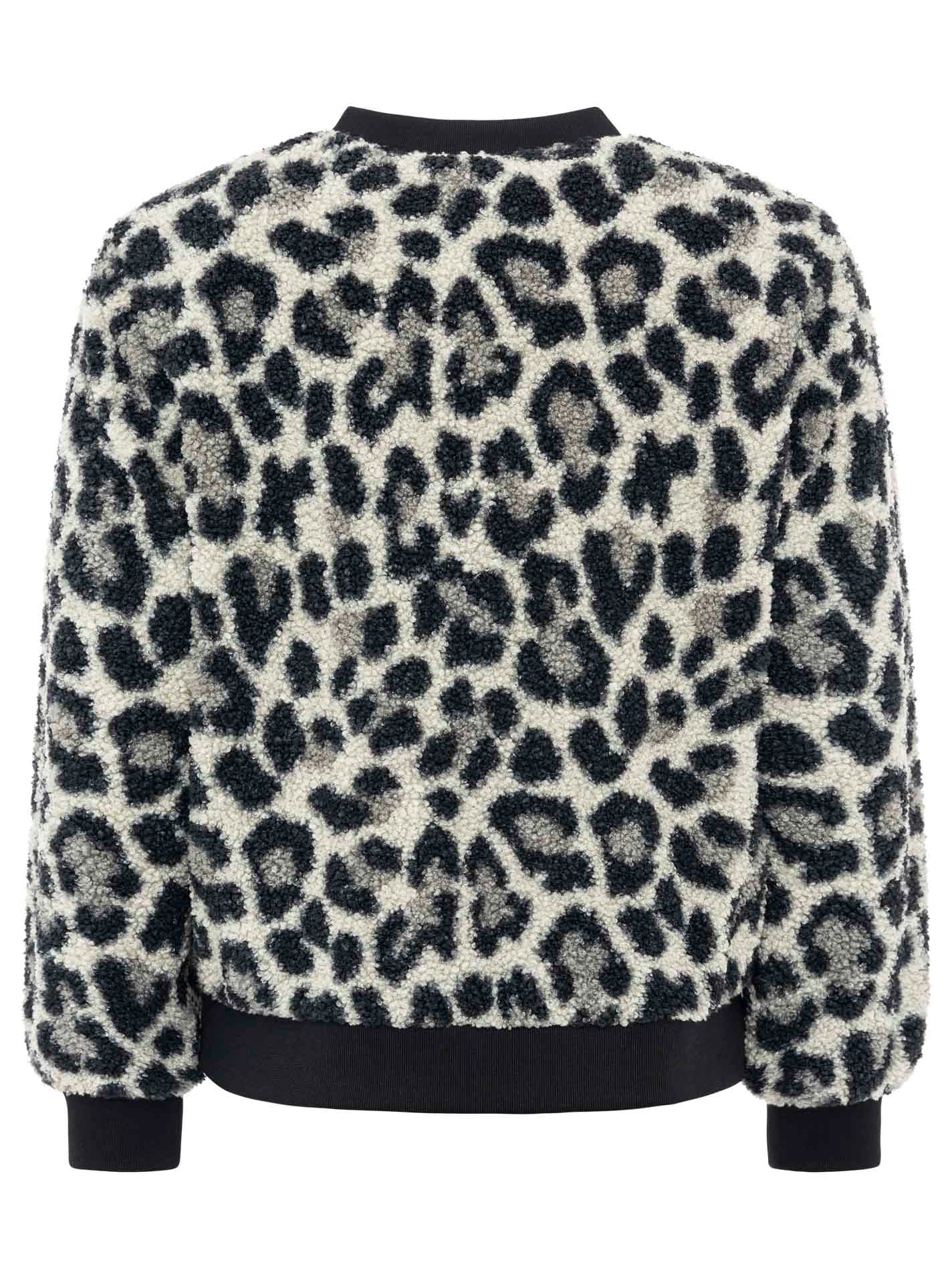 Zwillingsherz Bomberjacke »"Classic Leo"« ohne Kapuze stylisch,kuschelig, Rippbündchen